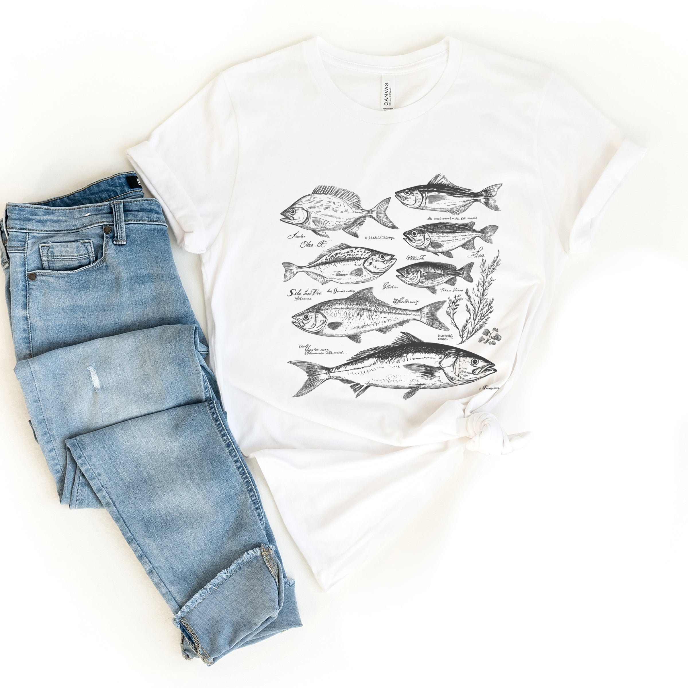 Vintage Fish - Women's Short Sleeve Graphic T-Shirt
