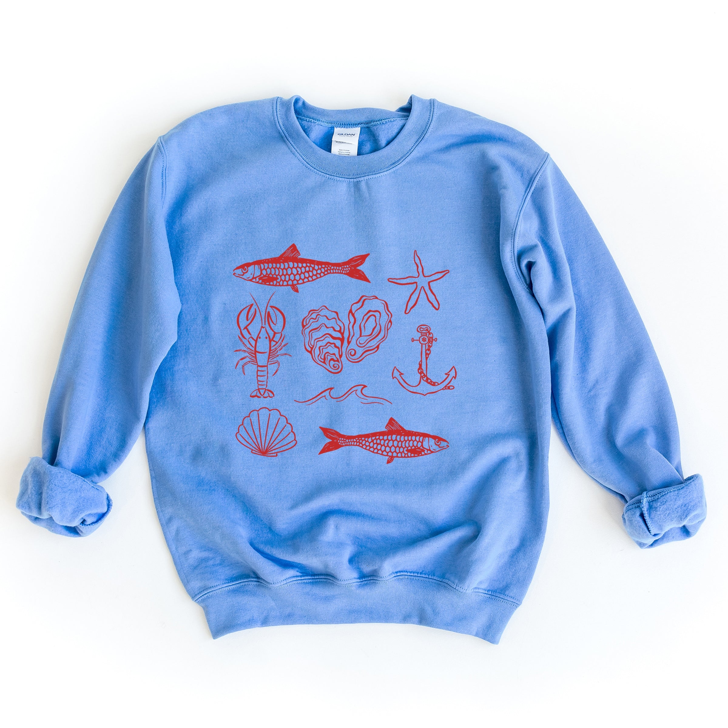 Fisherman Collage -  Womens Sweatshirt
