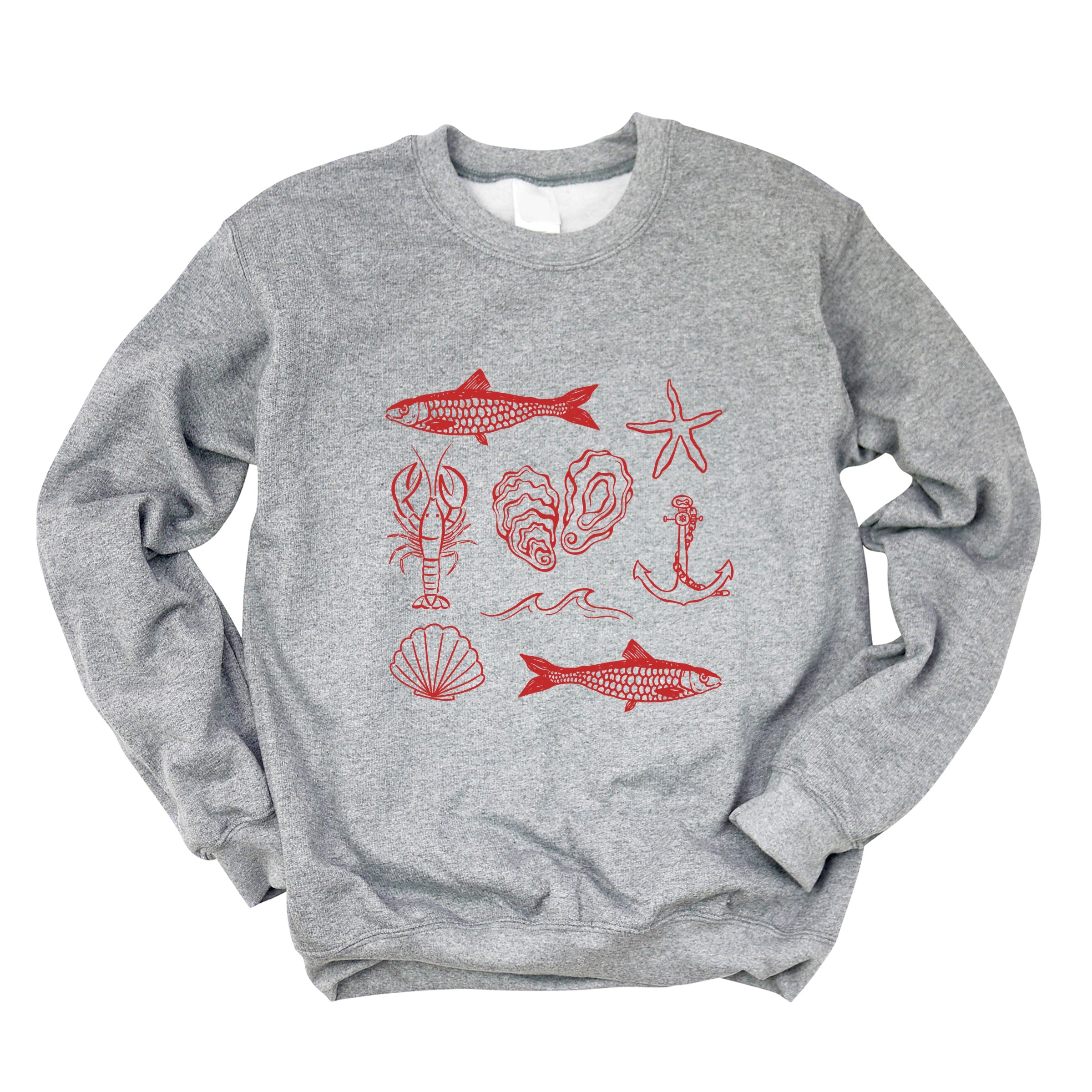Fisherman Collage -  Womens Sweatshirt