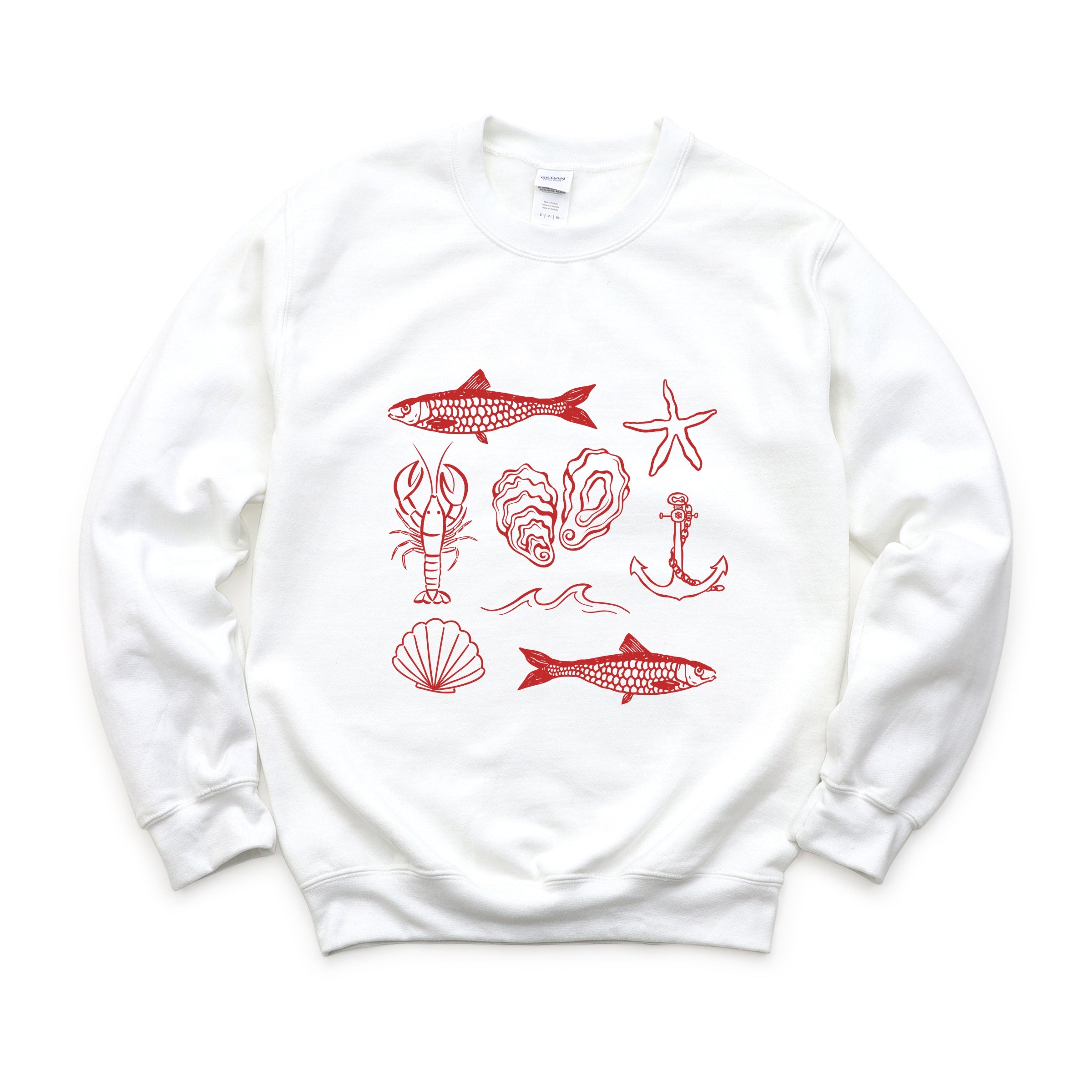 Fisherman Collage -  Womens Sweatshirt