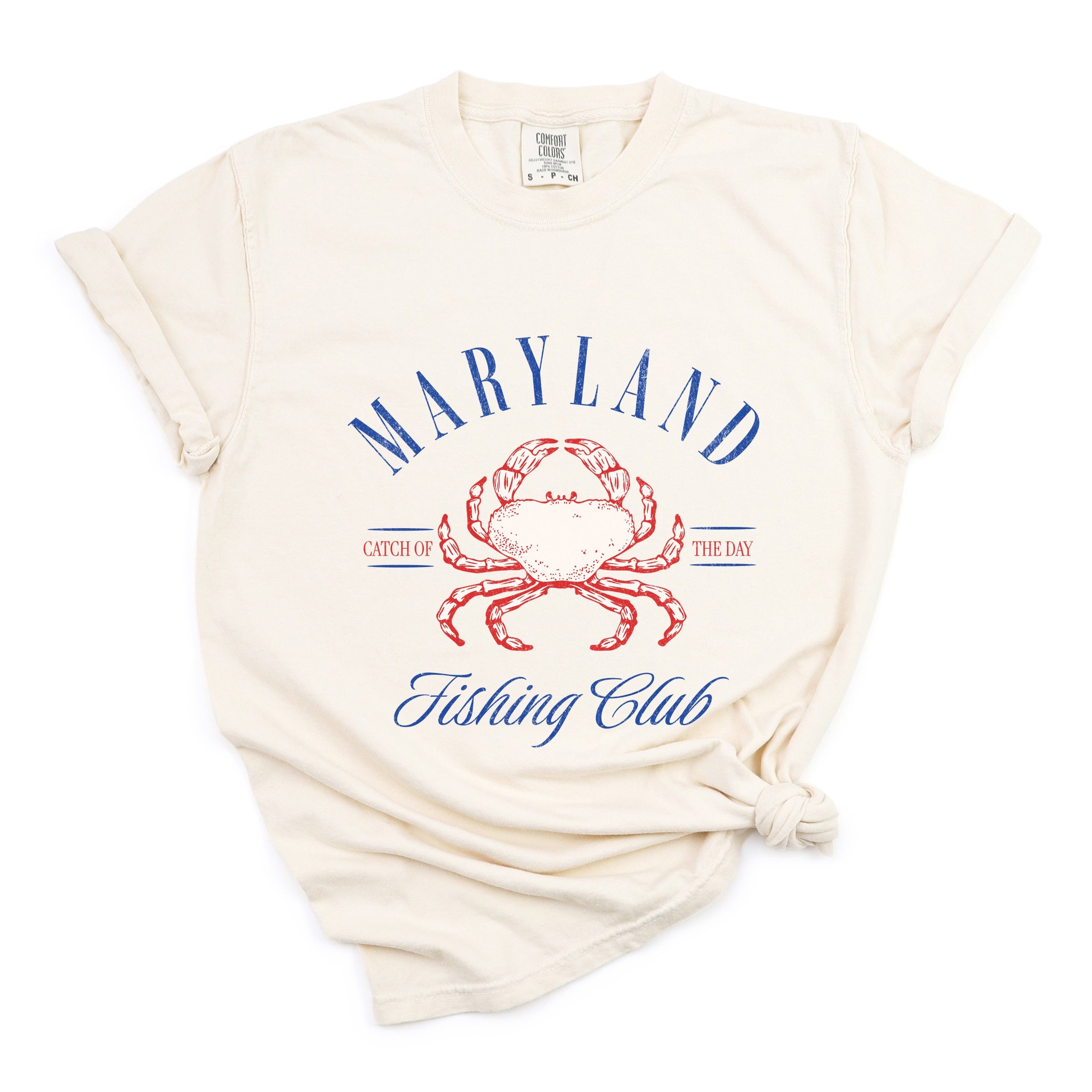 Maryland Fishing Club - Womens Garment Dyed Tee