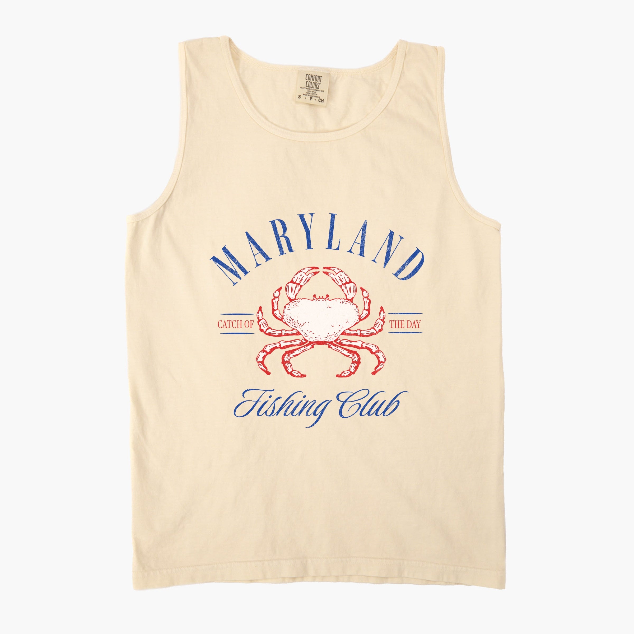 Maryland Fishing Club - Womens Garment Dyed Tank