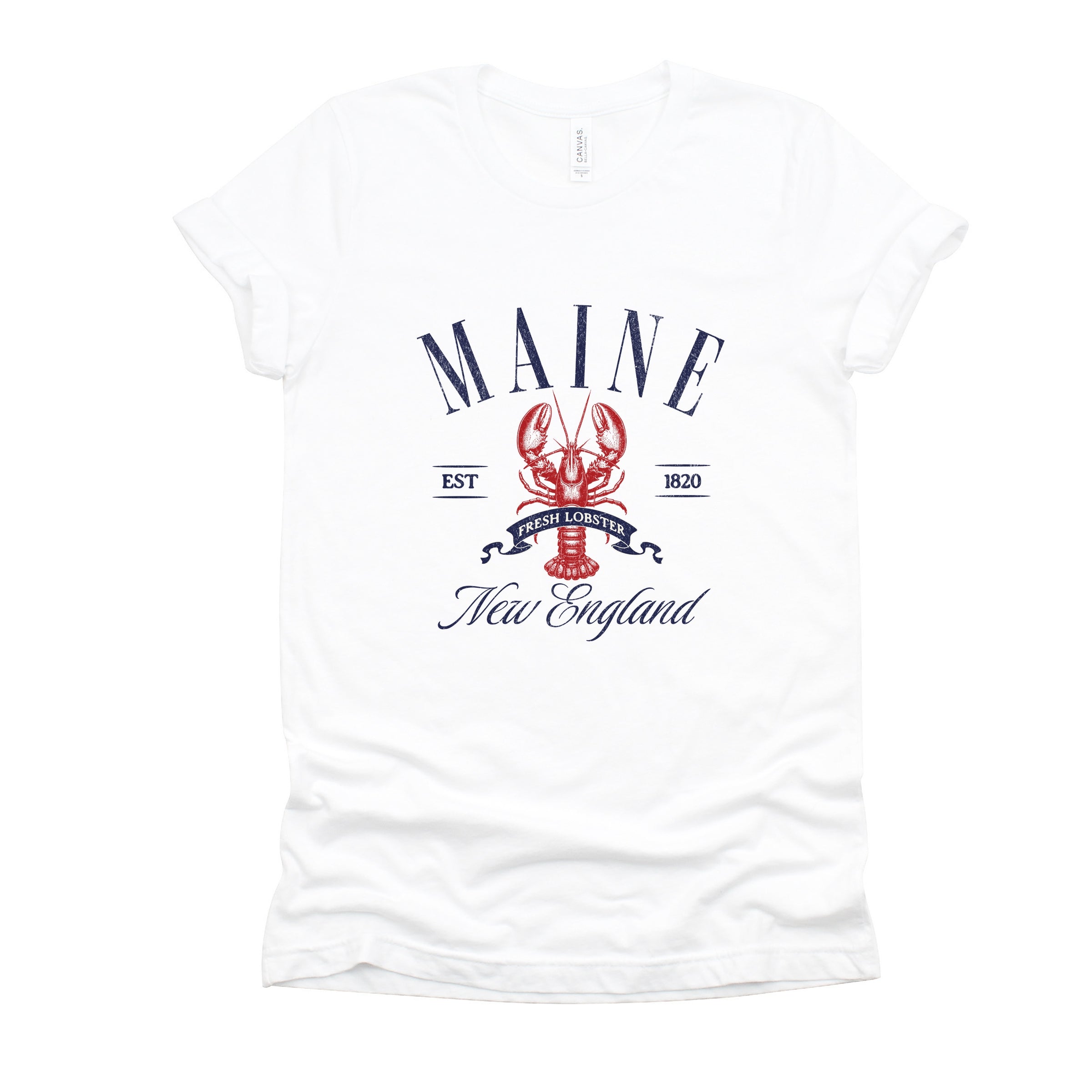 Maine New England - Womens Short Sleeve Tee