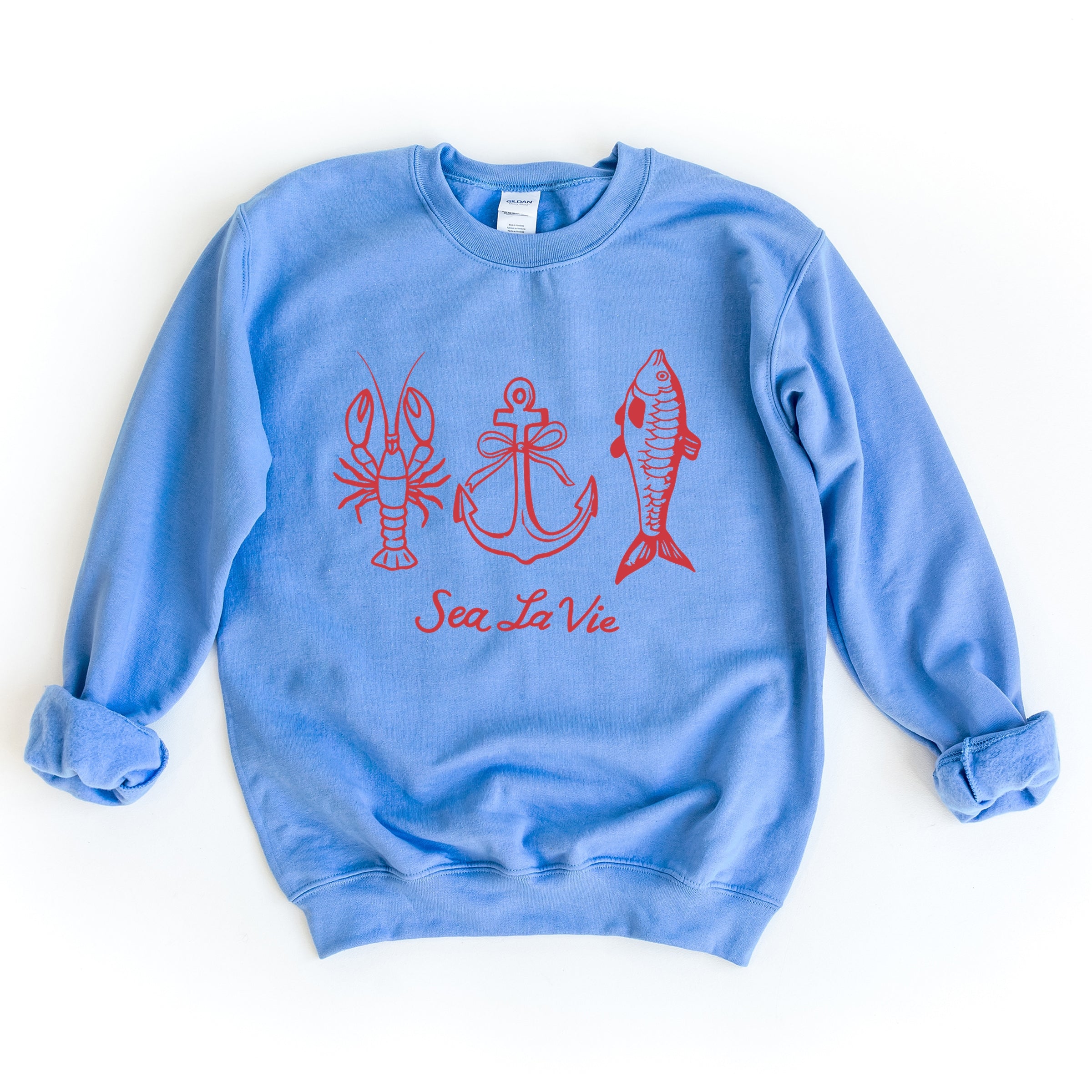 Sea La Vie 3 Across -  Womens Sweatshirt