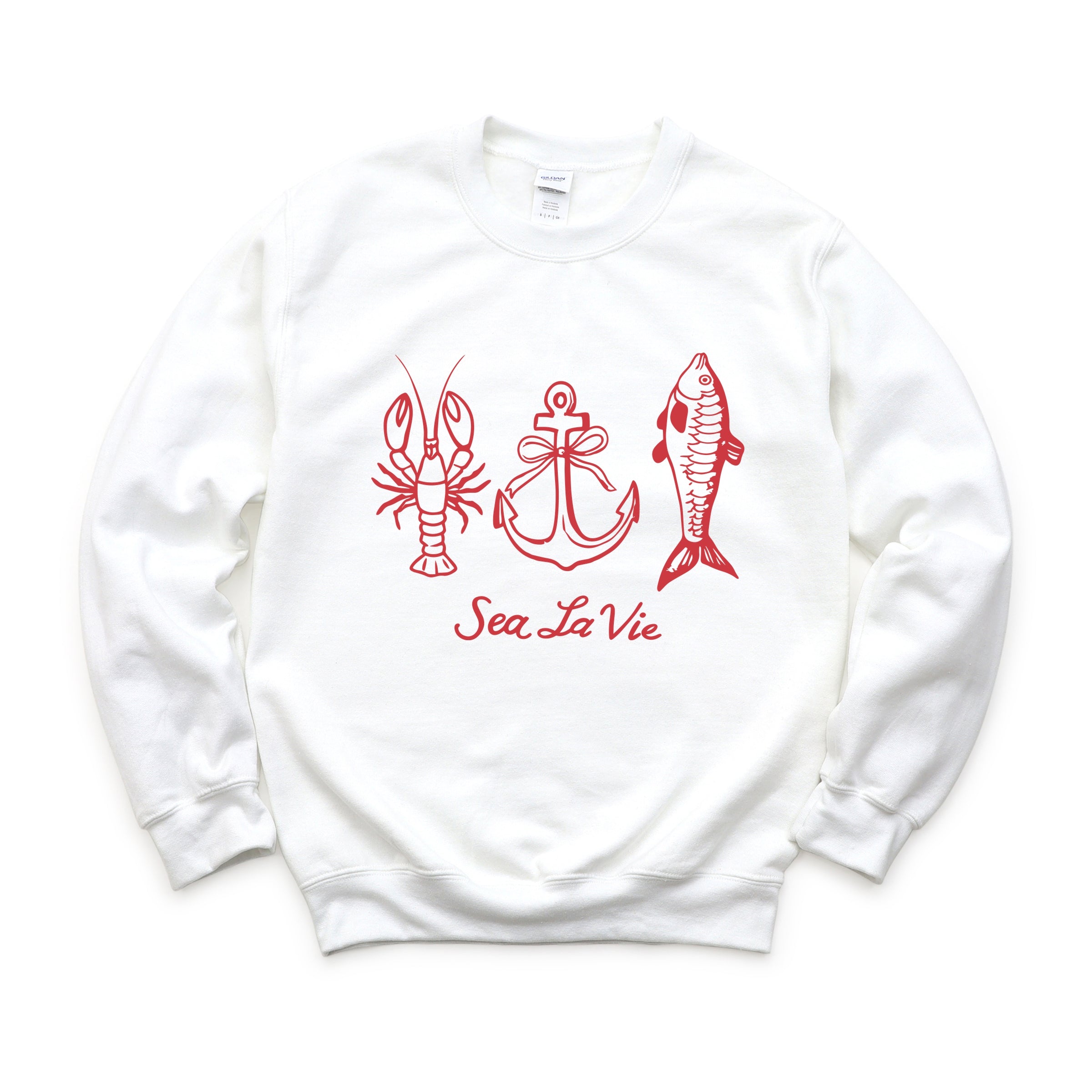 Sea La Vie 3 Across -  Womens Sweatshirt