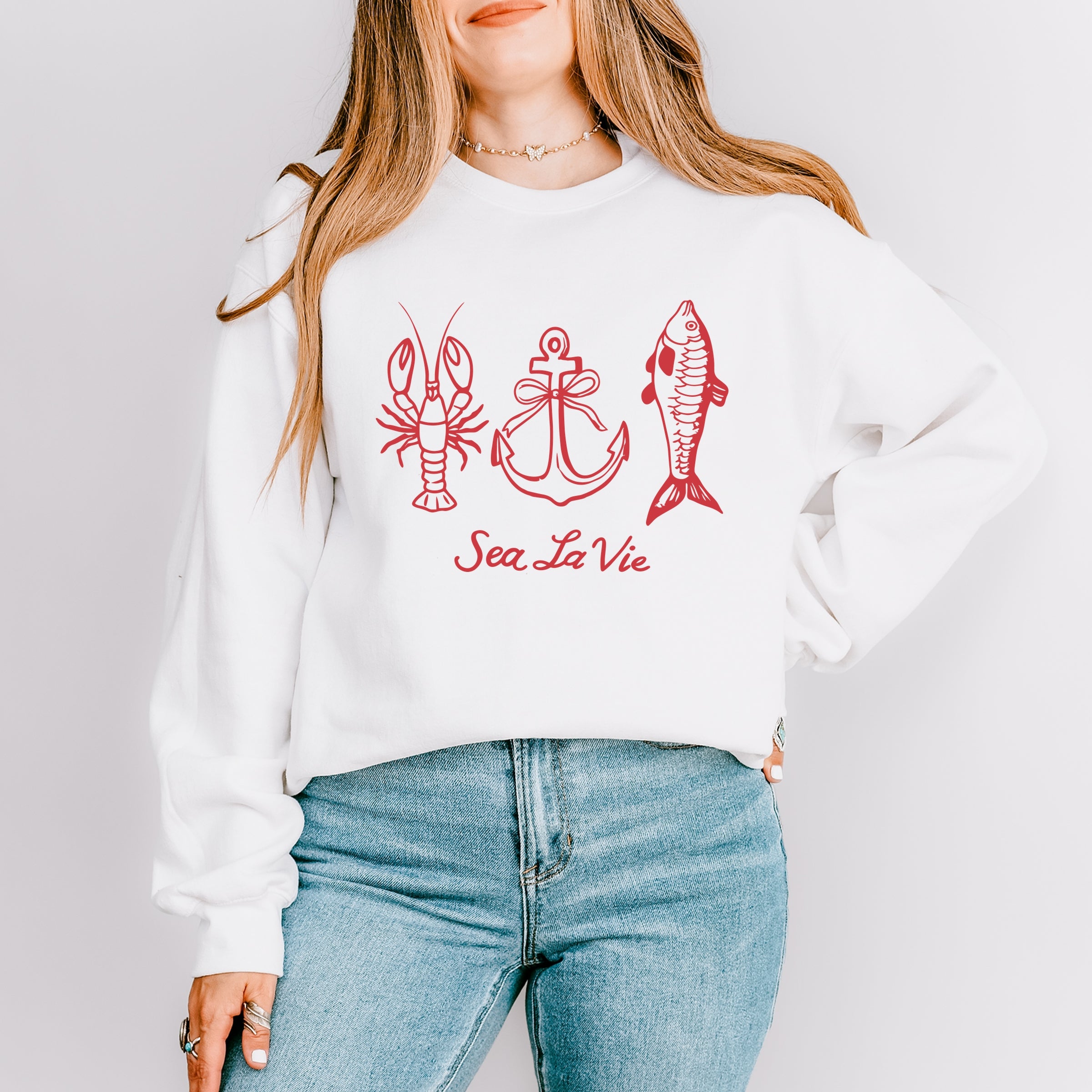 Sea La Vie 3 Across - Women's Sweatshirt