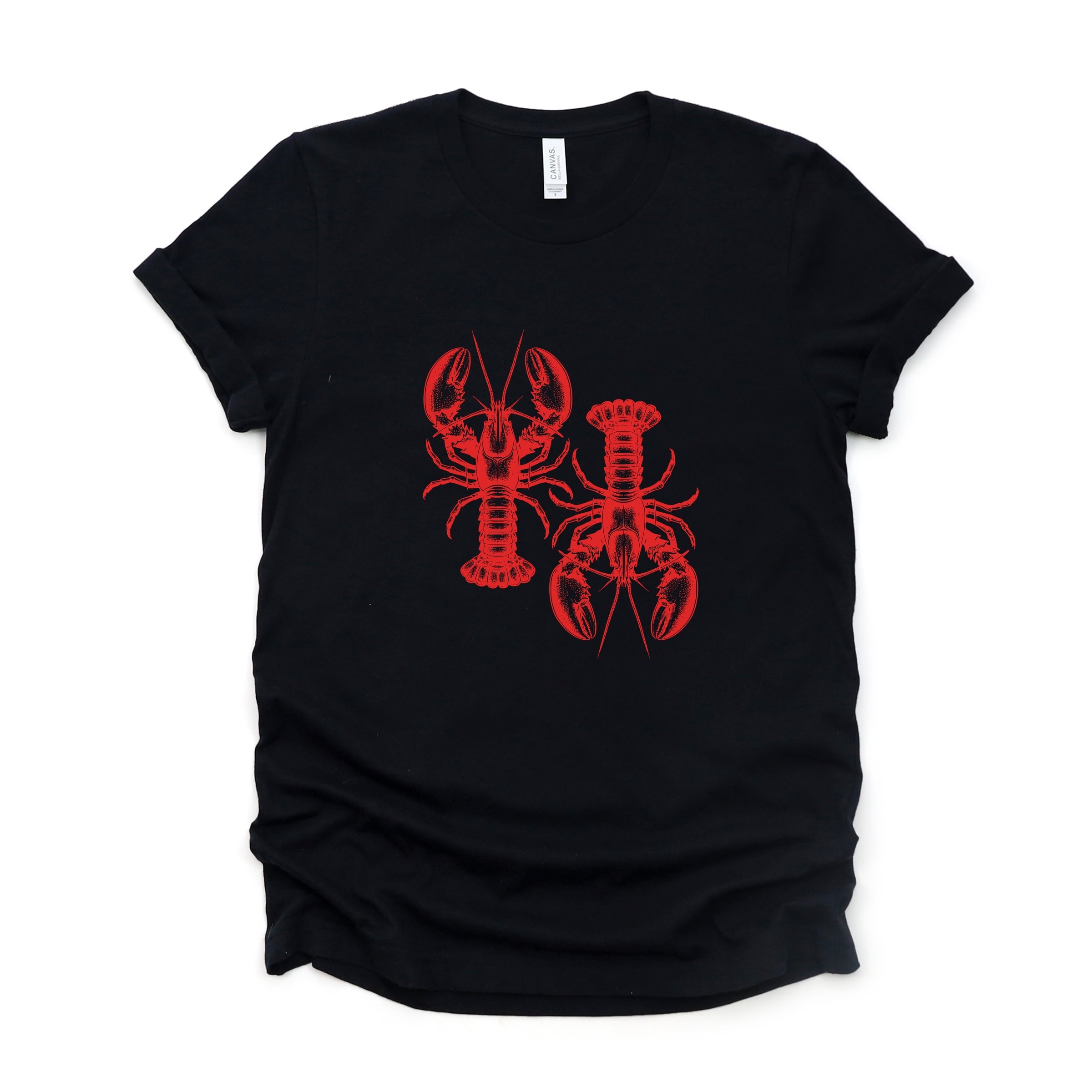 Two Lobsters - Womens Short Sleeve Tee