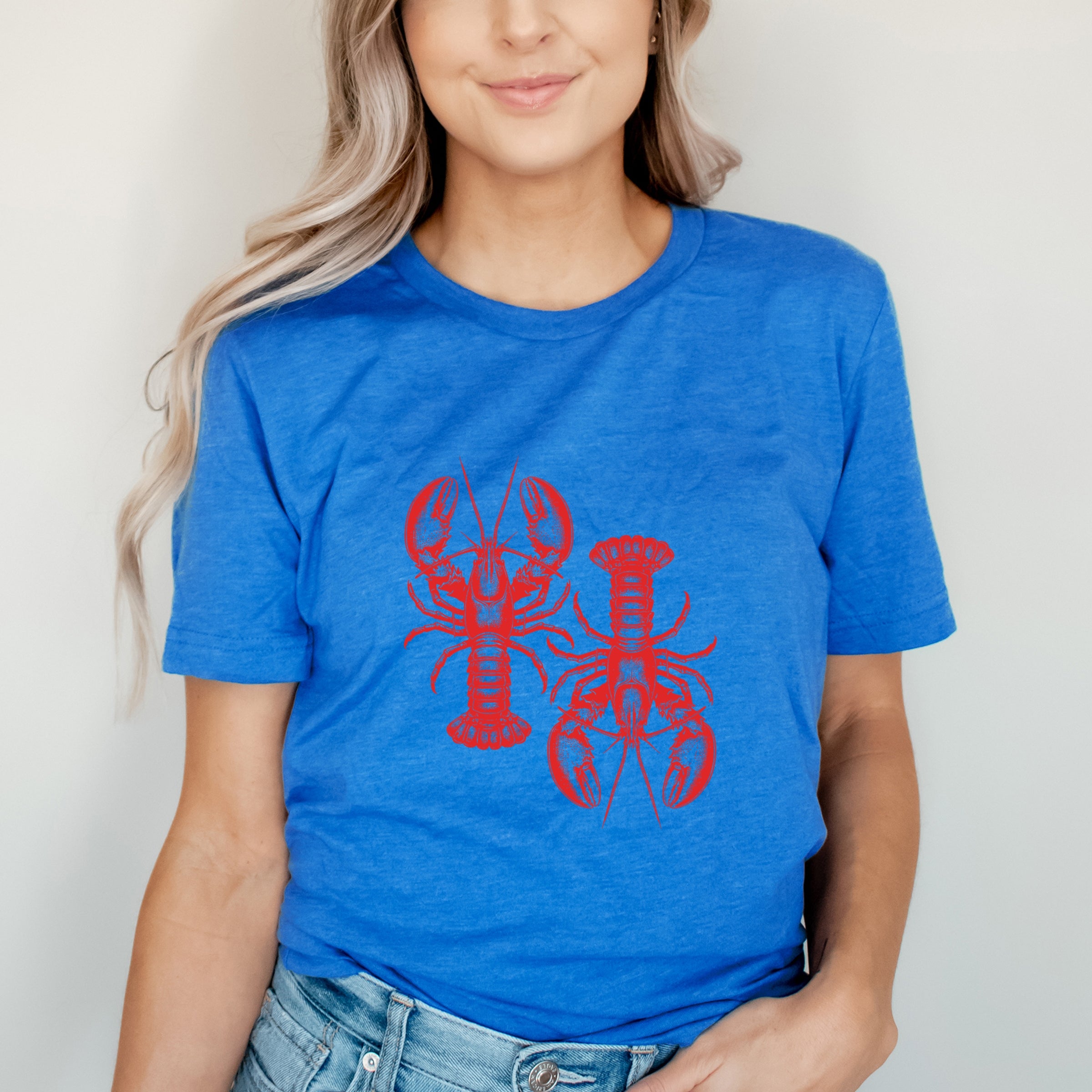 Two Lobsters - Womens Short Sleeve Tee
