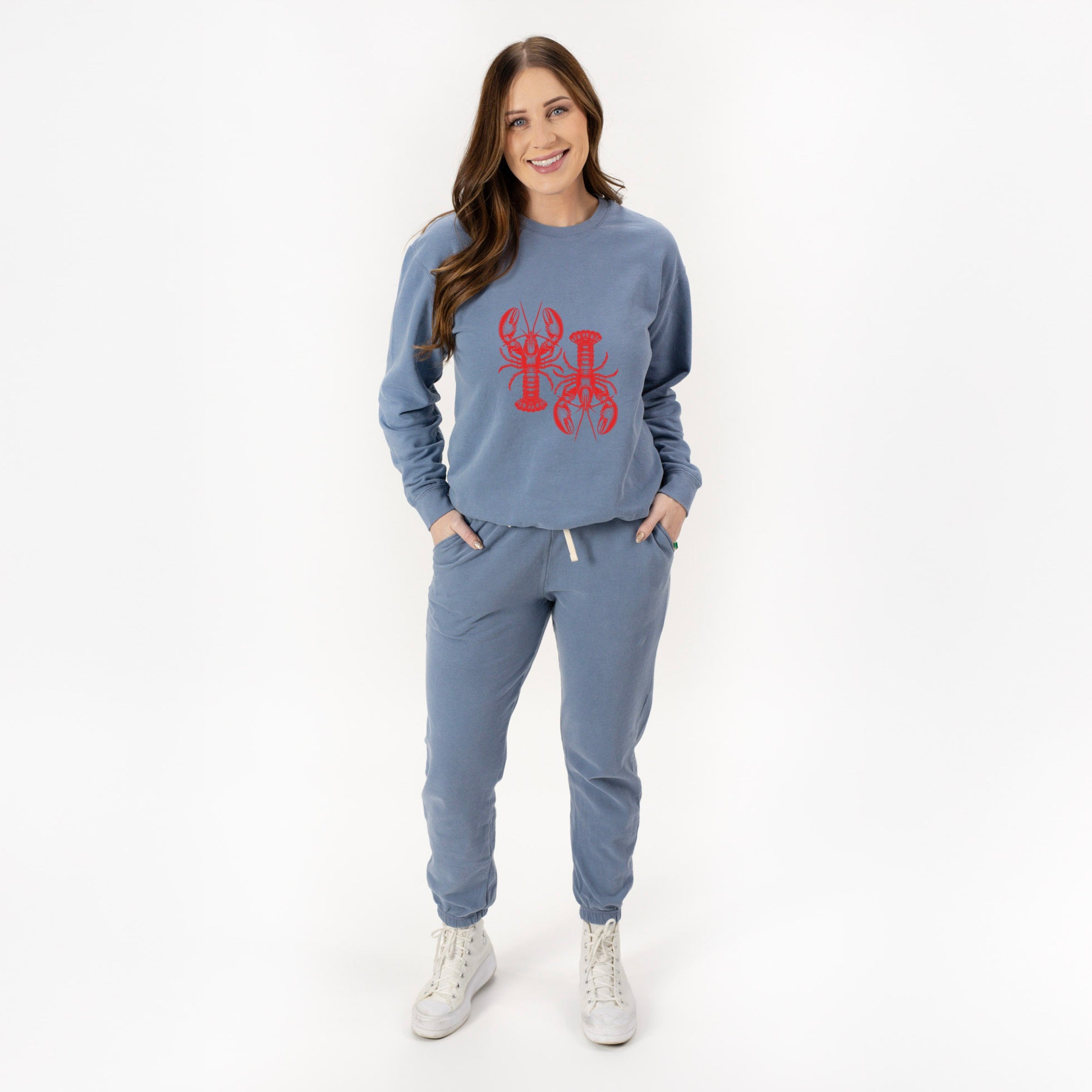 25110RED_F-LSWTSET Blue Jean