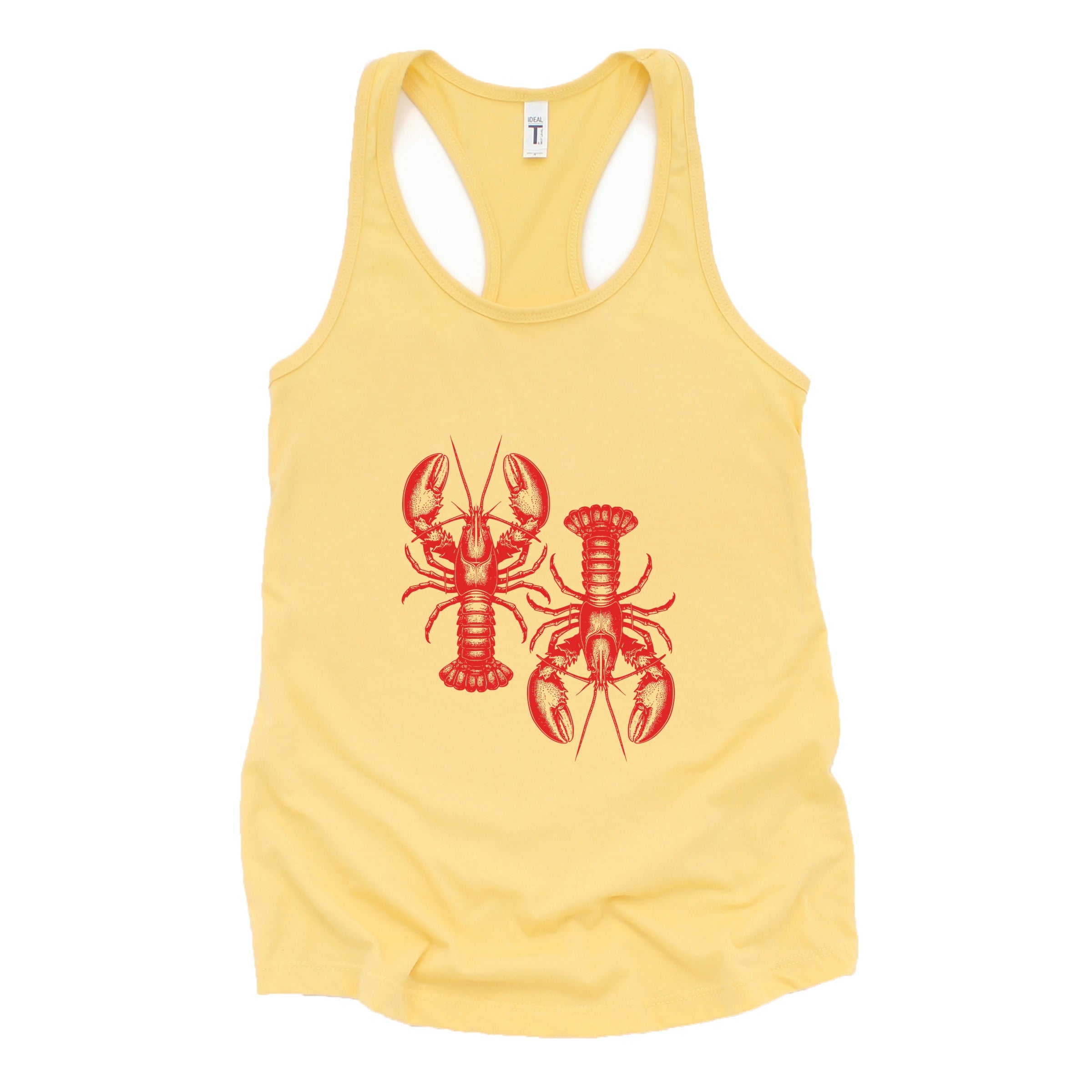 Two Lobsters - Womens Racerback Tank