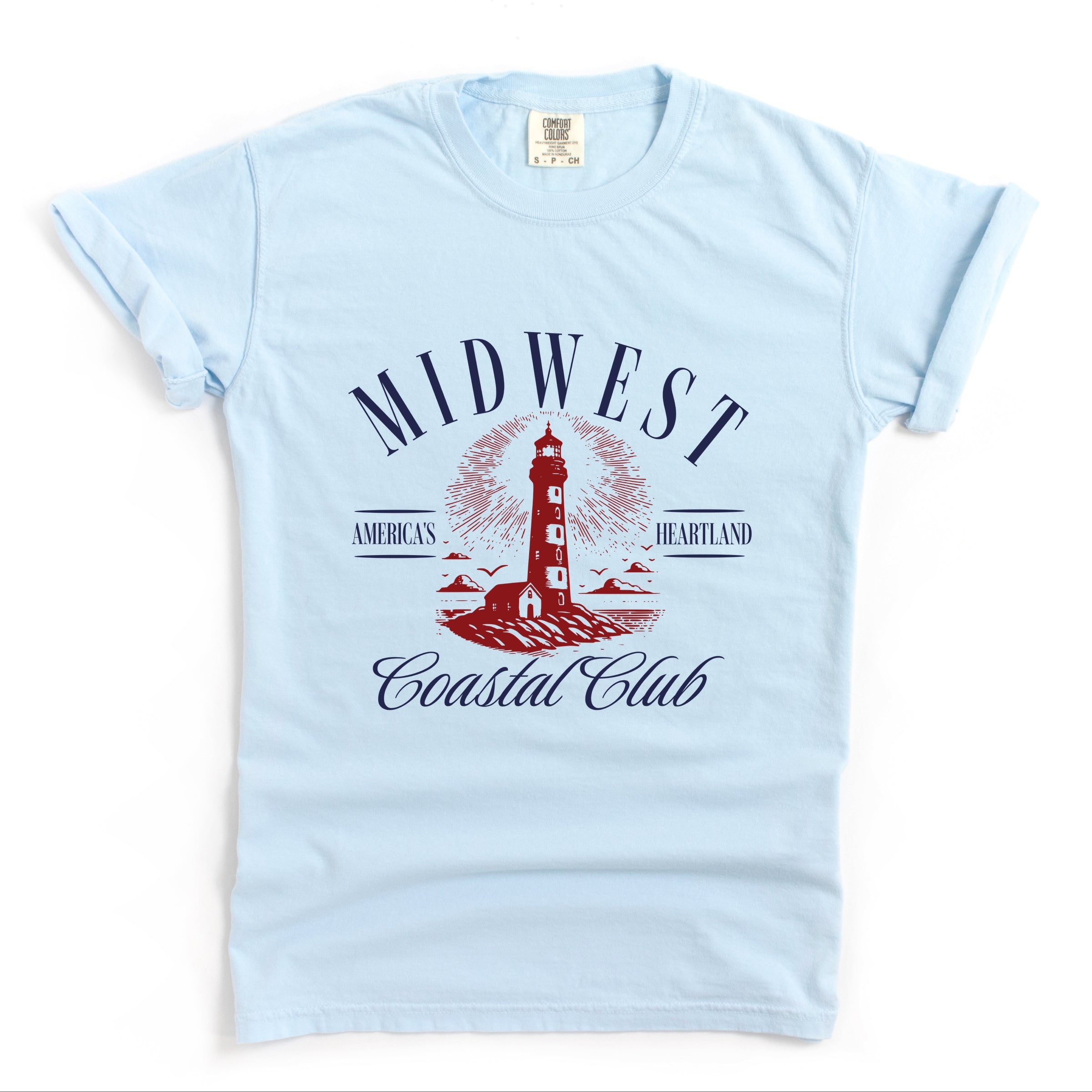 Midwest Coastal Club - Womens Garment Dyed Tee