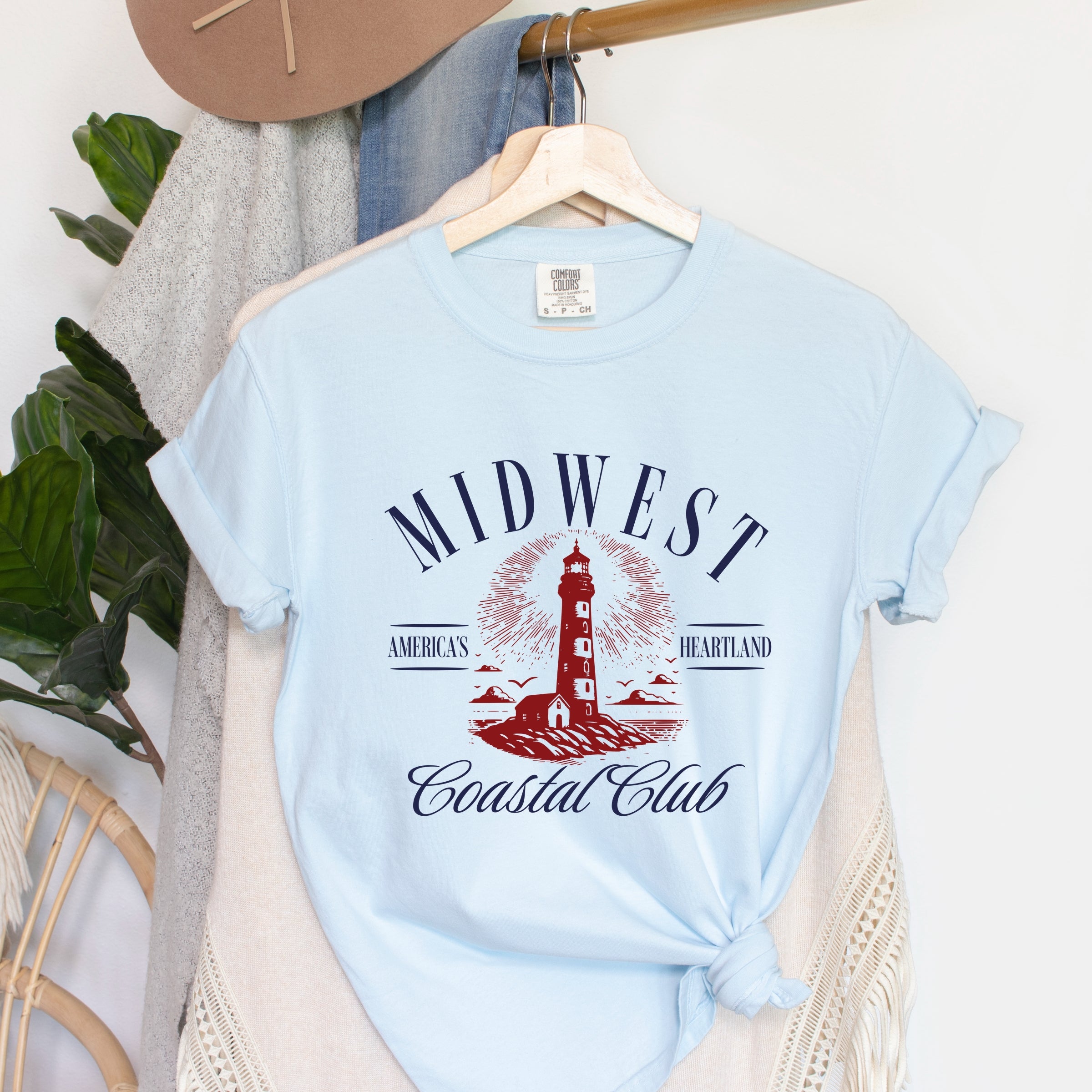 Midwest Coastal Club - Womens Garment Dyed Tee