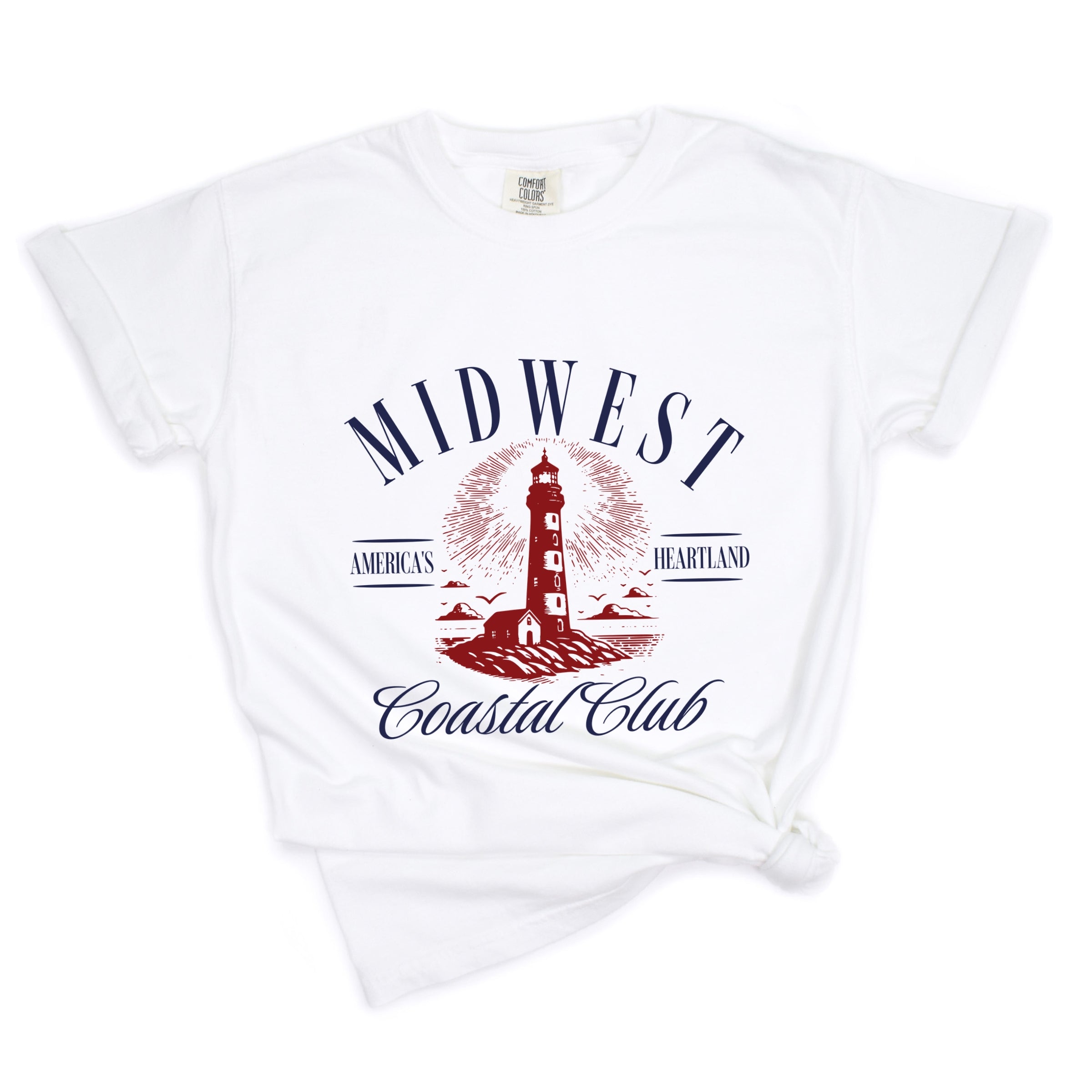 Midwest Coastal Club - Womens Garment Dyed Tee