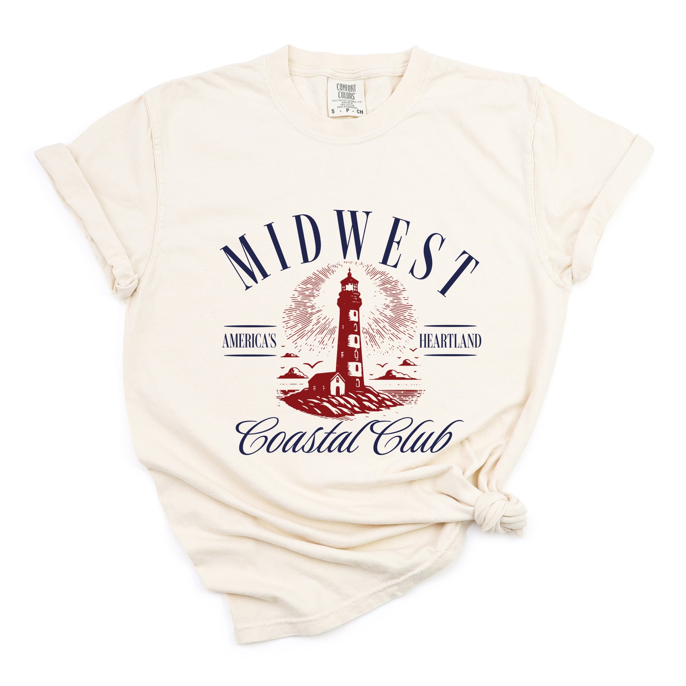 Midwest Coastal Club - Womens Garment Dyed Tee