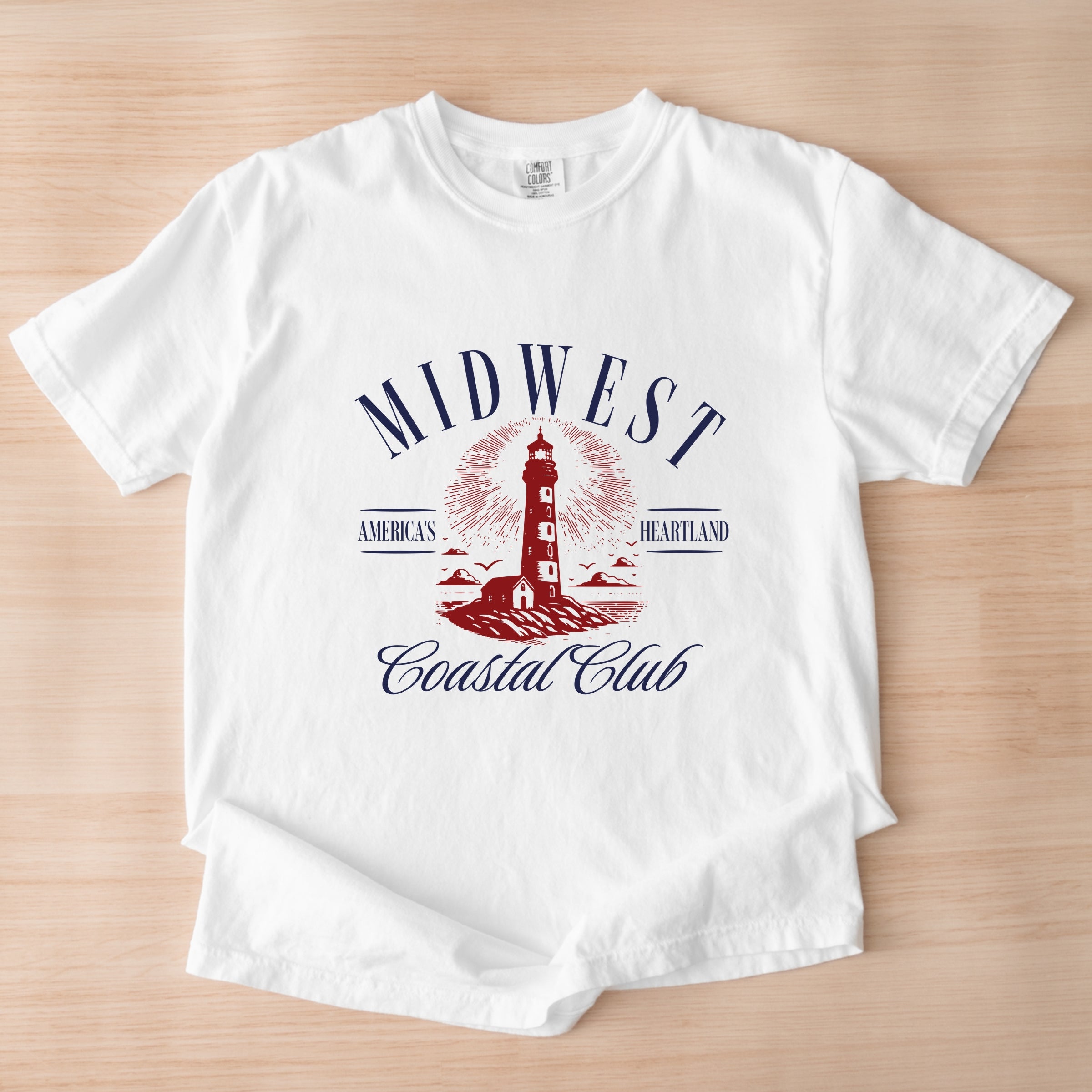 Midwest Coastal Club - Womens Garment Dyed Tee