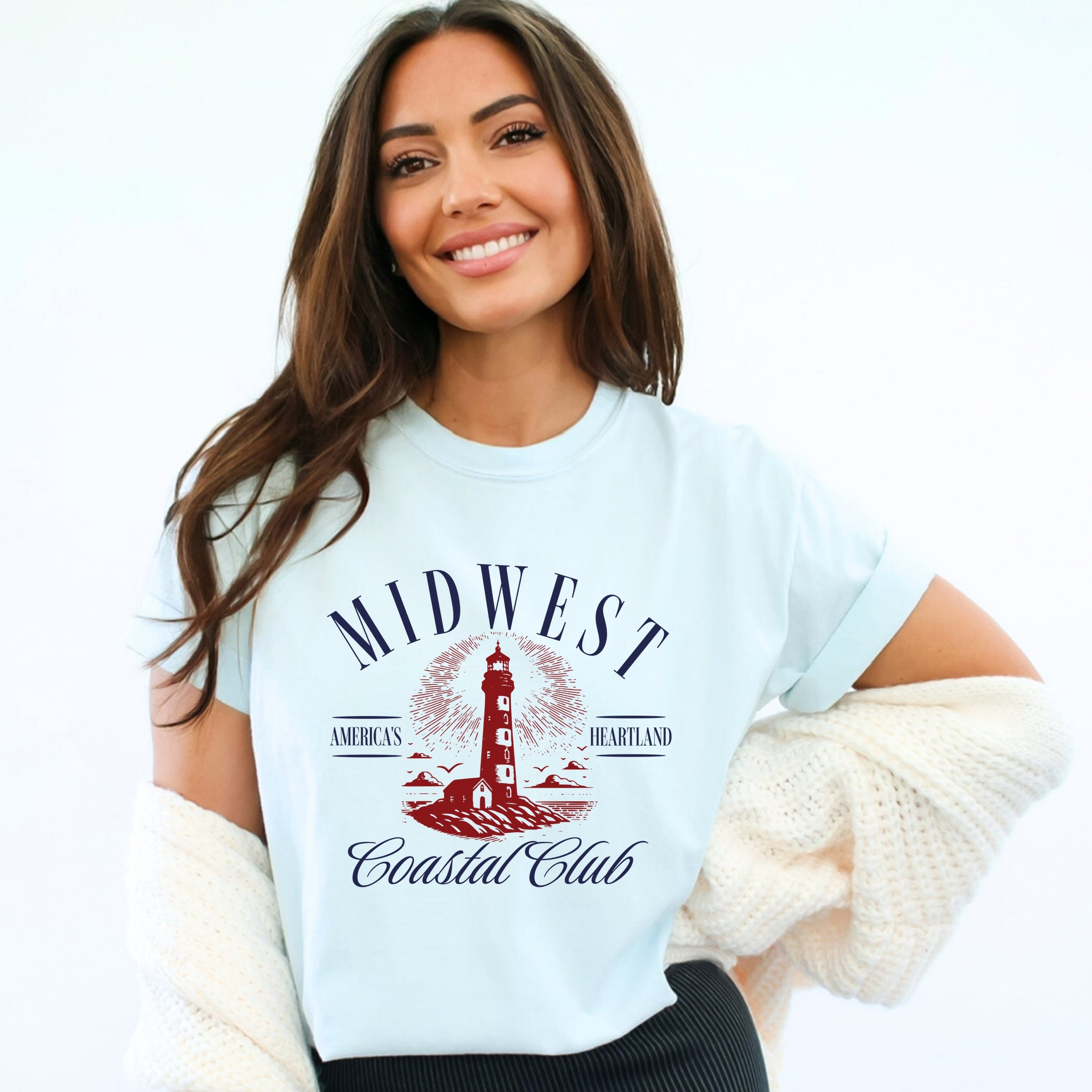 Midwest Coastal Club - Womens Garment Dyed Tee