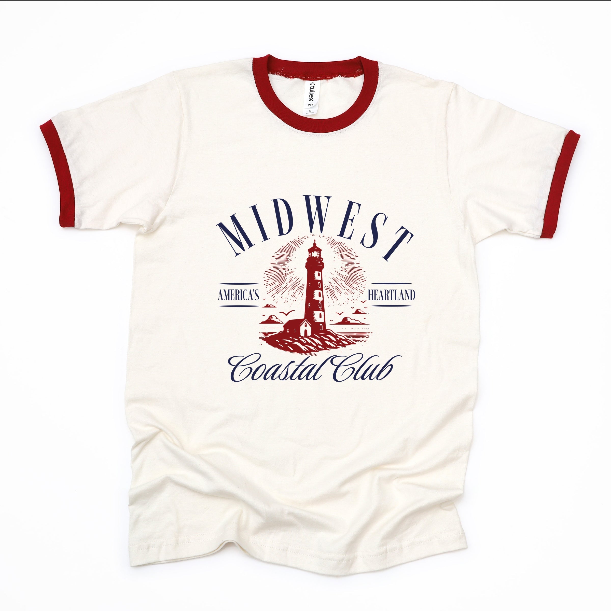 Midwest Coastal Club - Womens Ringer Tee
