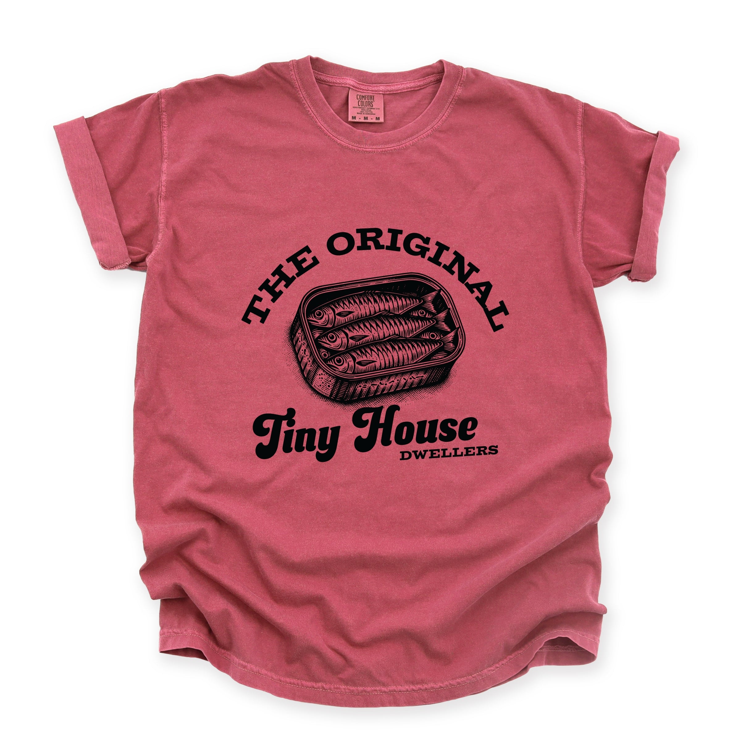 Original Tiny House Dwellers - Womens Garment Dyed Tee