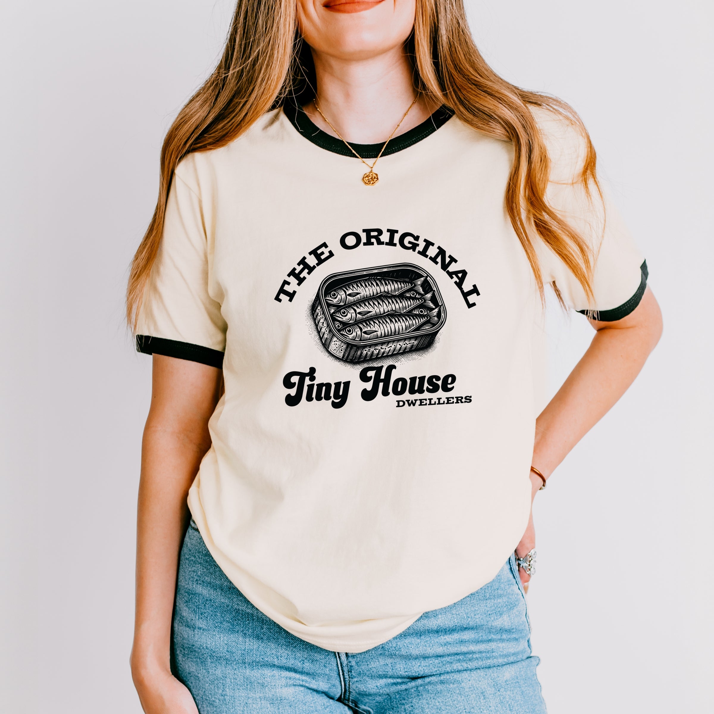 Original Tiny House Dwellers - Womens Ringer Tee