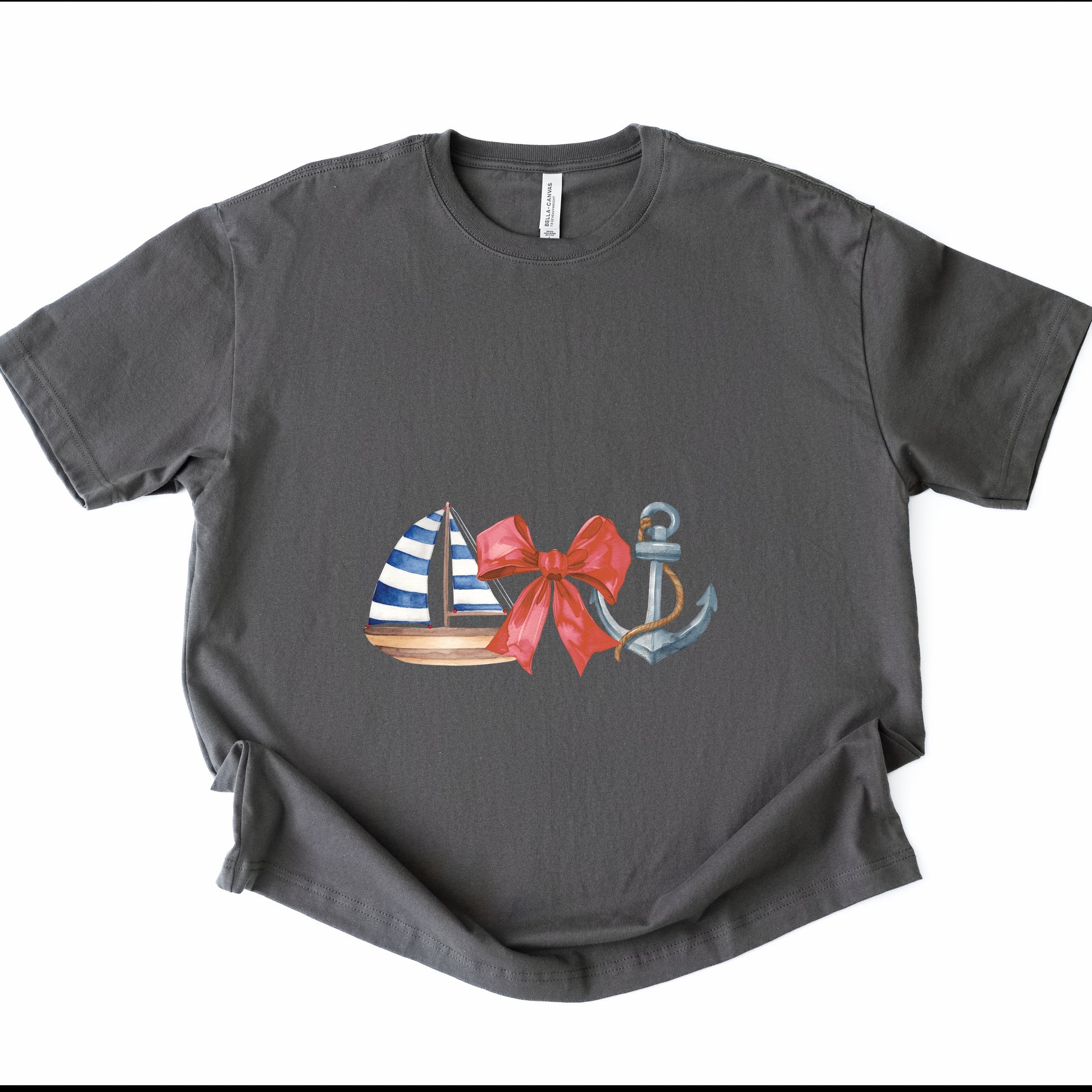 Coquette Ship Anchor - Women's Heavyweight Graphic T-Shirt