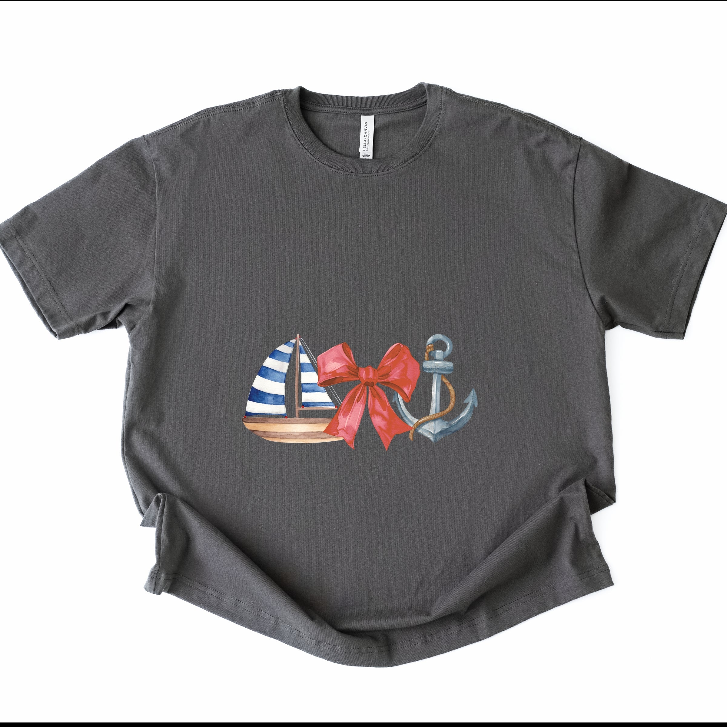 Coquette Ship Anchor - Women's Heavyweight Graphic T-Shirt