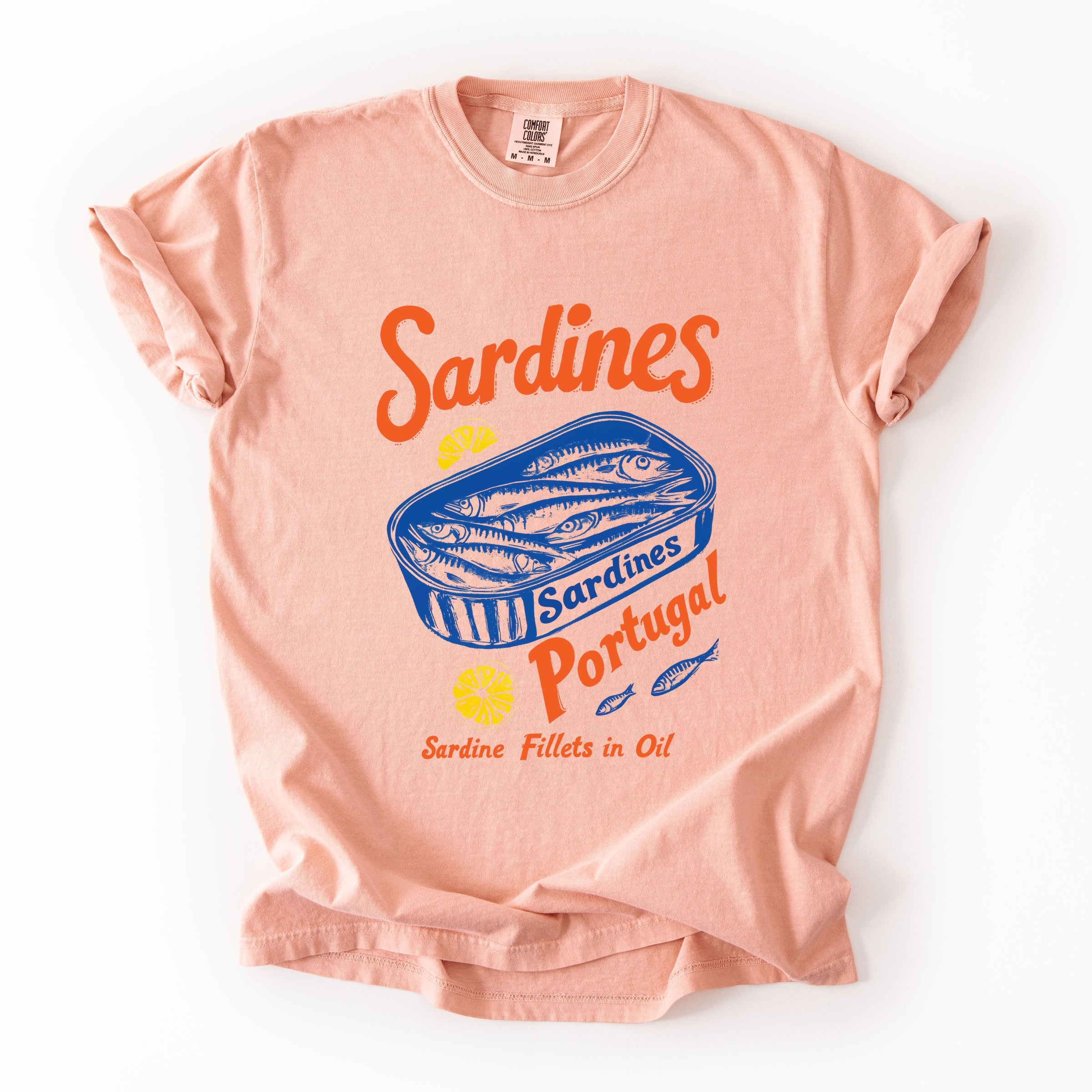 Sardines Portugal - Women's Garment Dyed Graphic T-Shirt