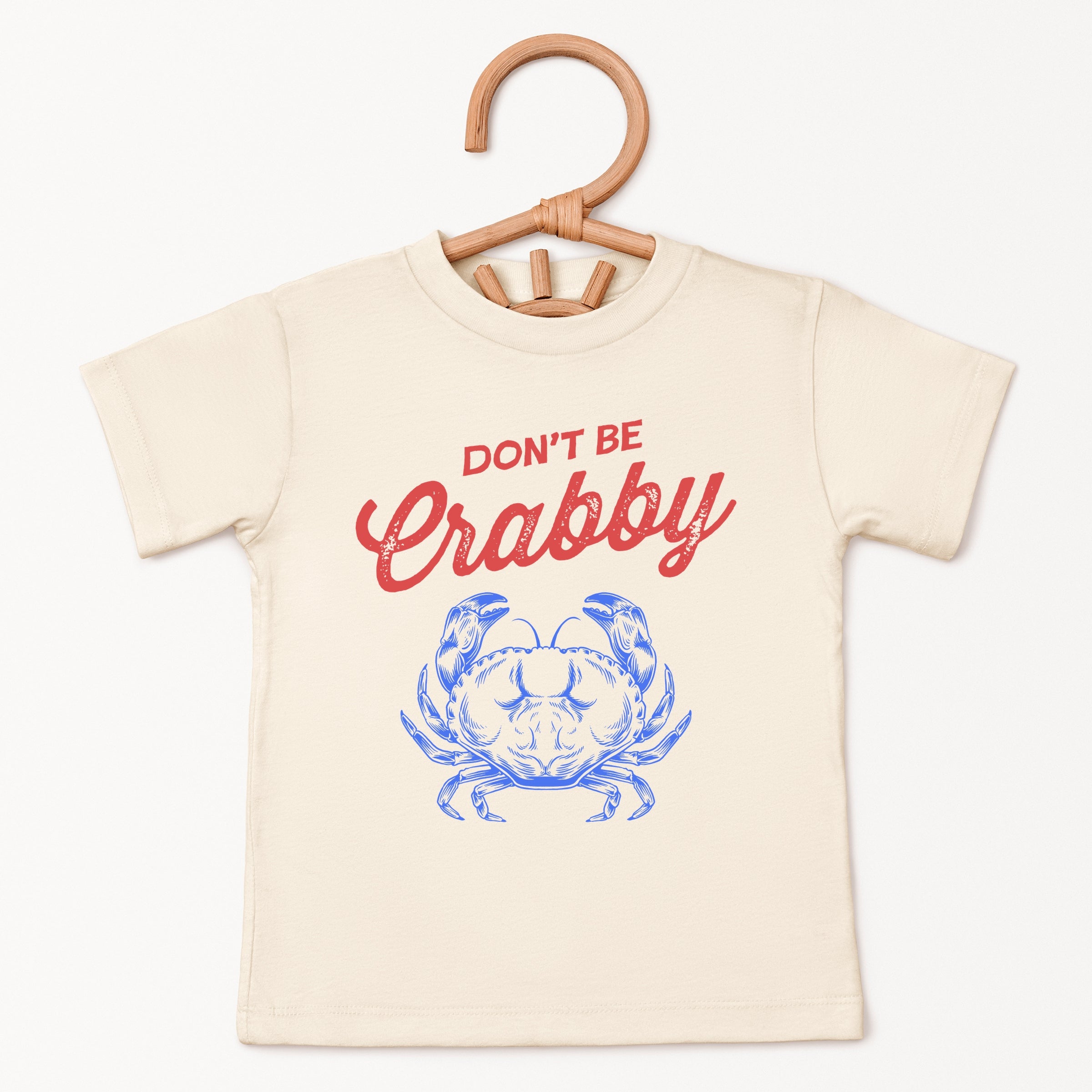Don't Be Crabby Sketched - Toddler Short Sleeve Graphic T-Shirt