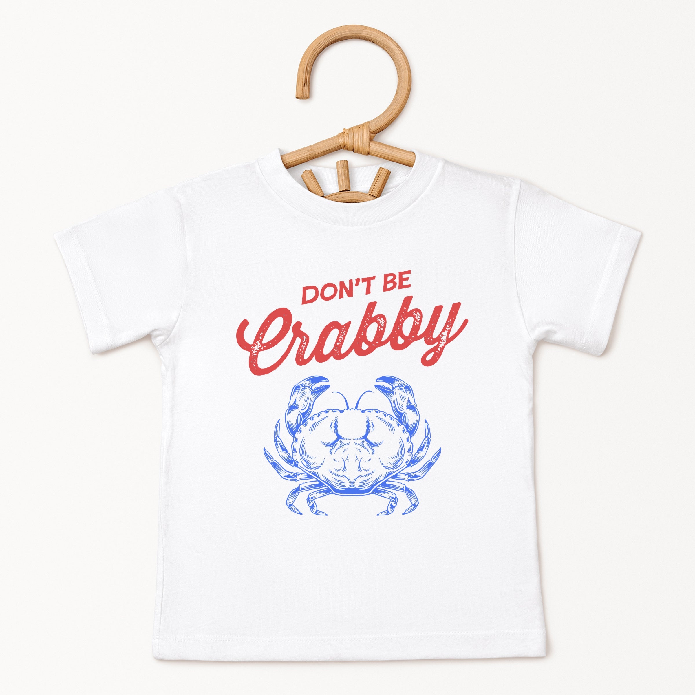 Don't Be Crabby Sketched - Toddler Short Sleeve Graphic T-Shirt