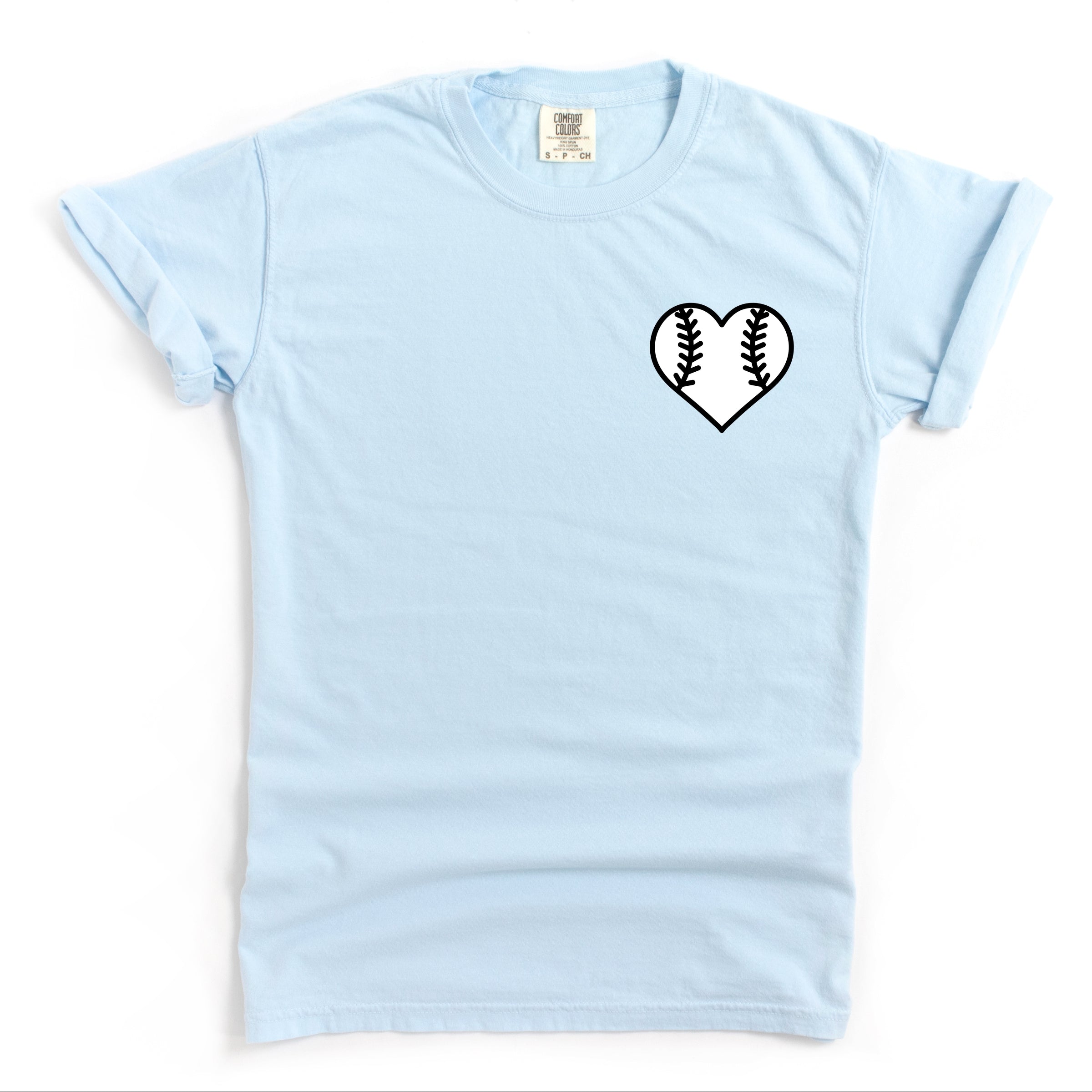 Mama Jersey Heart  - Womens Garment Dyed Tee