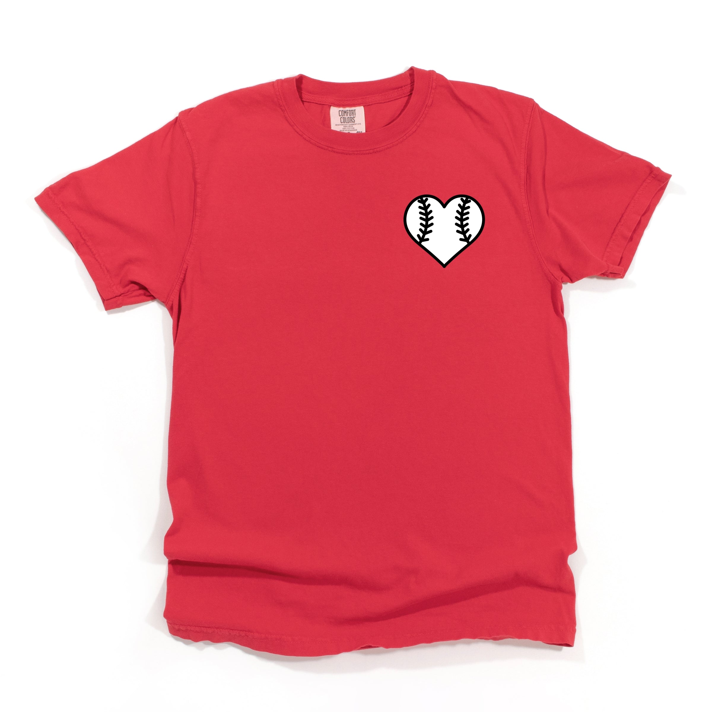 Mama Jersey Heart  - Womens Garment Dyed Tee