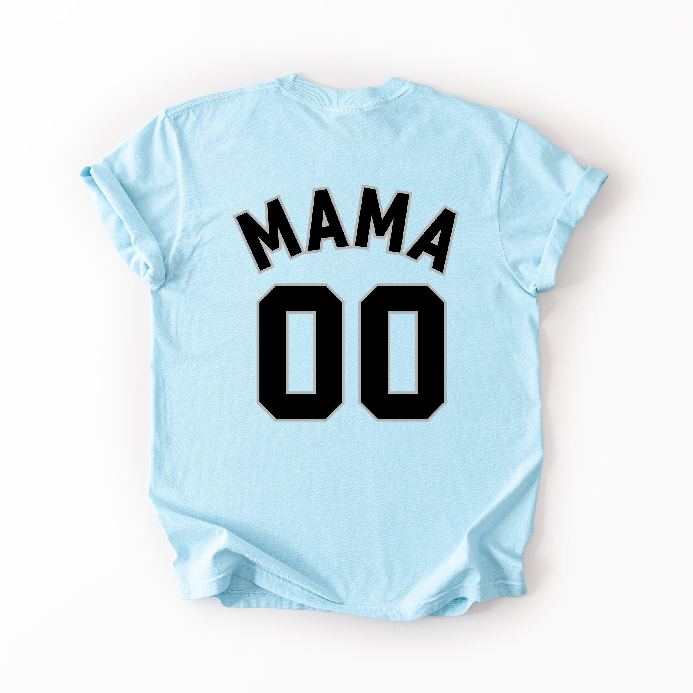 Mama Jersey Heart  - Womens Garment Dyed Tee