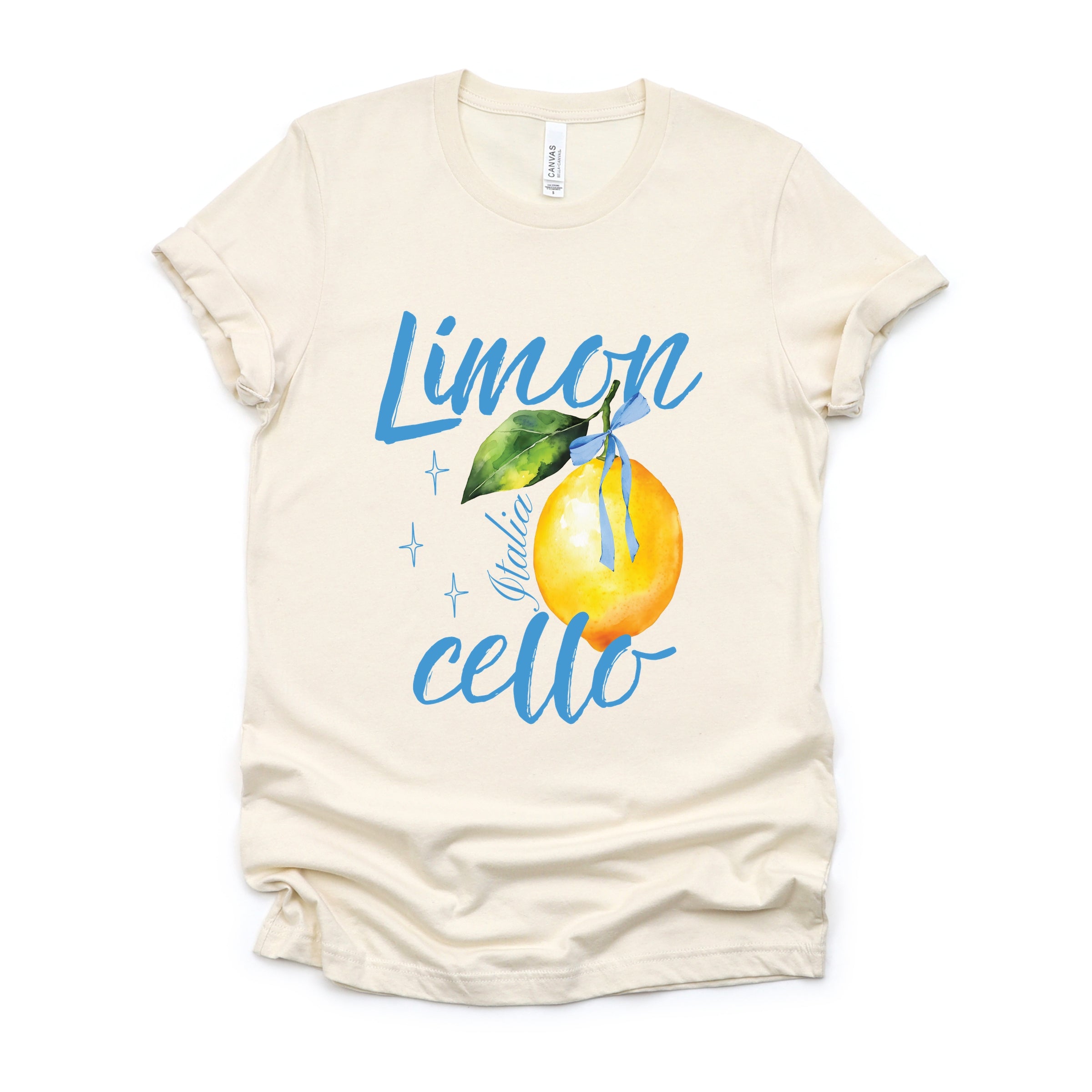 Limoncello Watercolor - Women's Short Sleeve Graphic T-Shirt