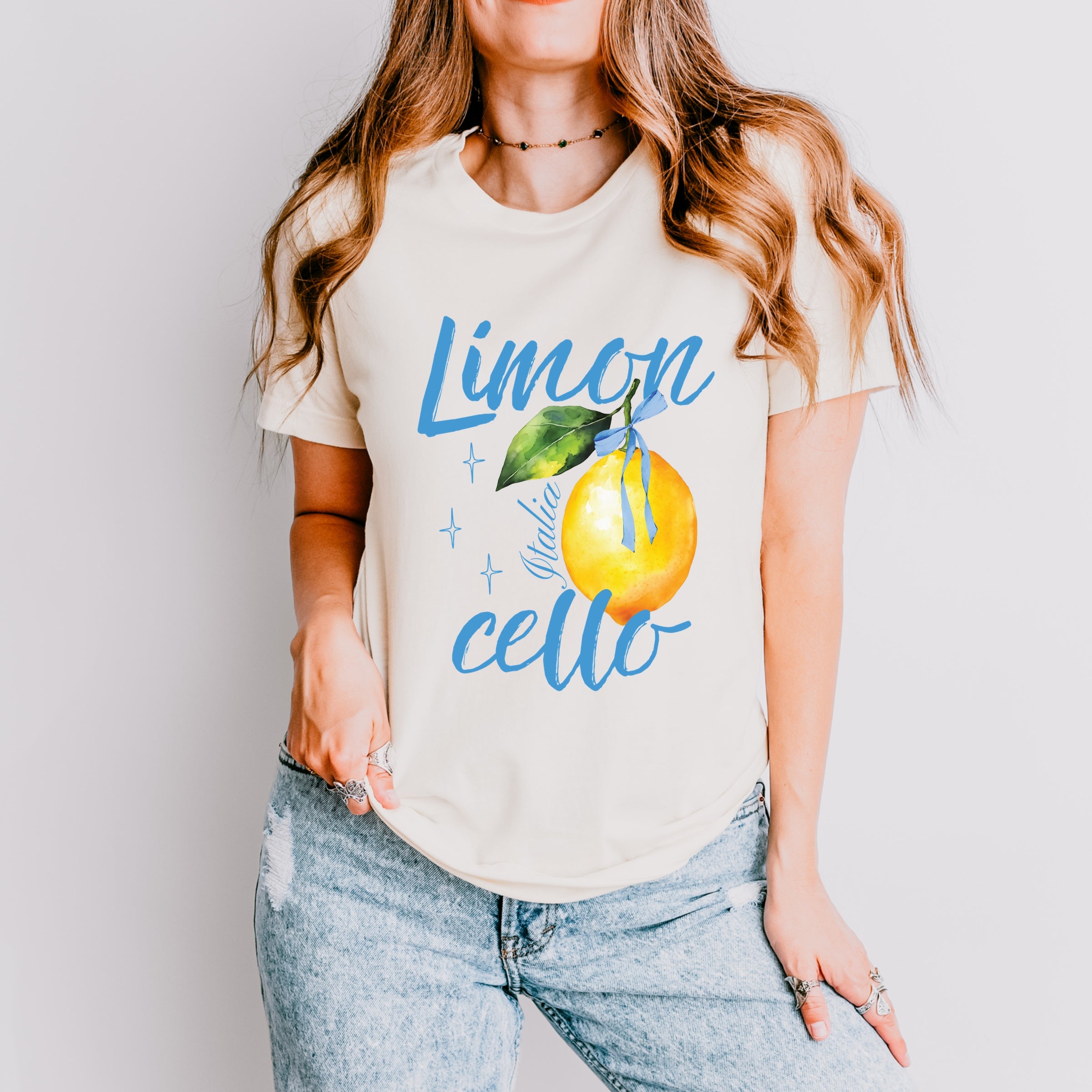 Limoncello Watercolor - Women's Short Sleeve Graphic T-Shirt