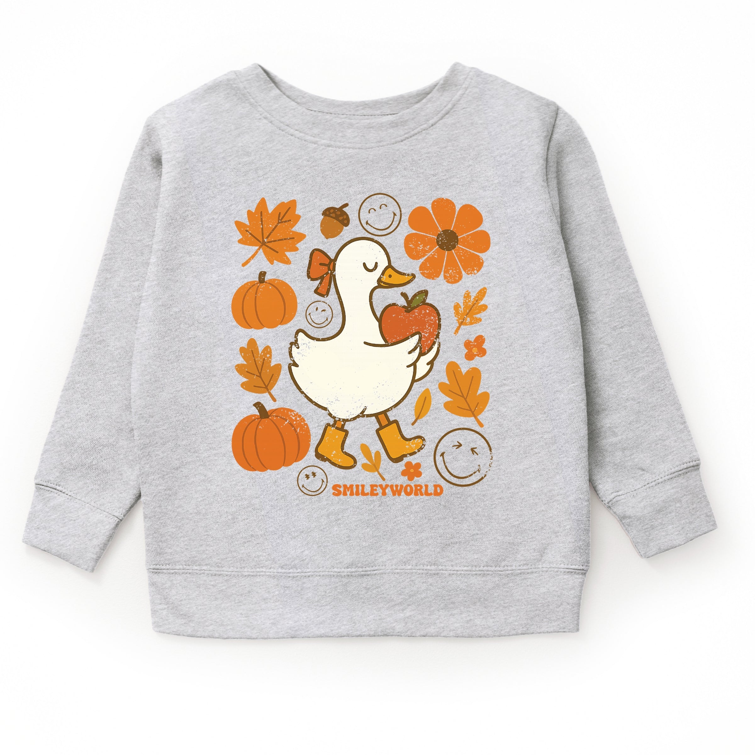 SmileyWorld Goose Autumn - Toddler Graphic Sweatshirt and Youth Graphic Sweatshirt