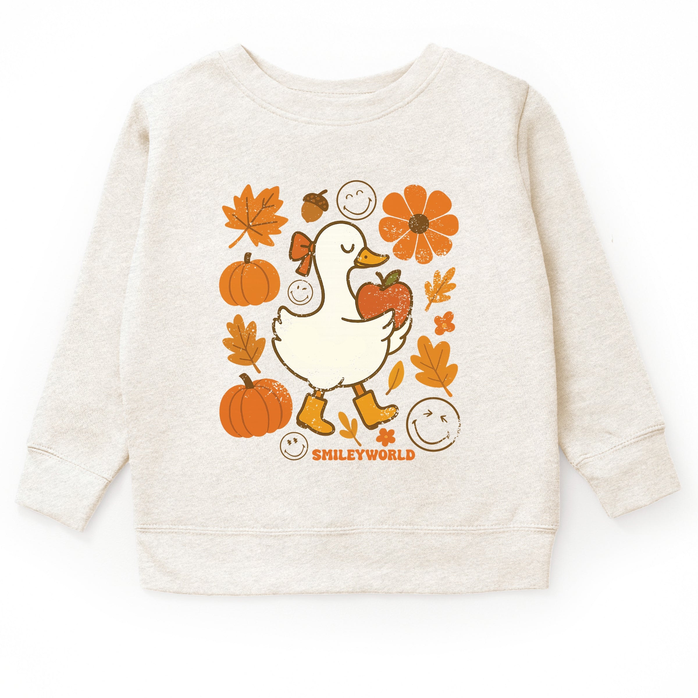 SmileyWorld Goose Autumn - Toddler Graphic Sweatshirt and Youth Graphic Sweatshirt