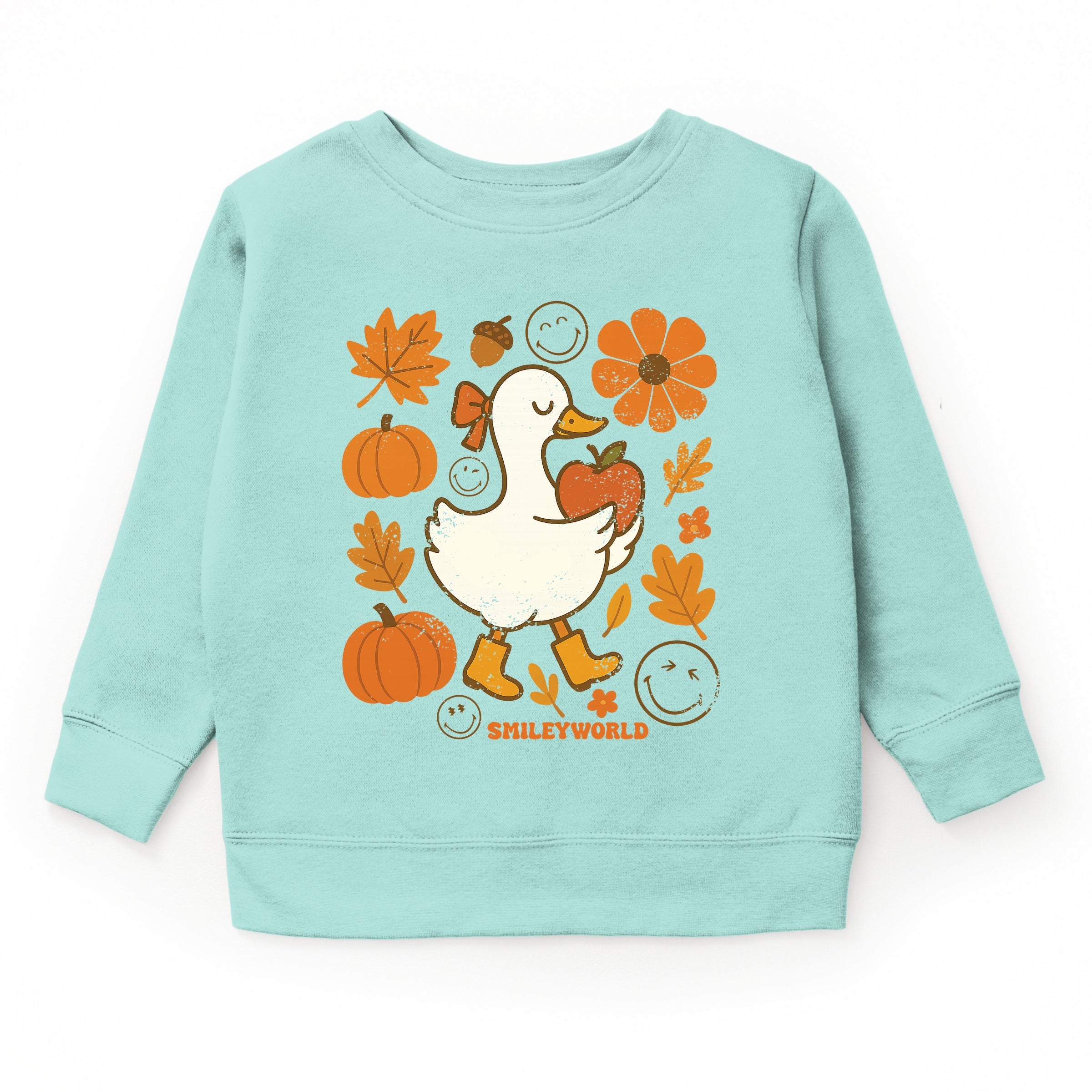SmileyWorld Goose Autumn - Toddler Graphic Sweatshirt and Youth Graphic Sweatshirt
