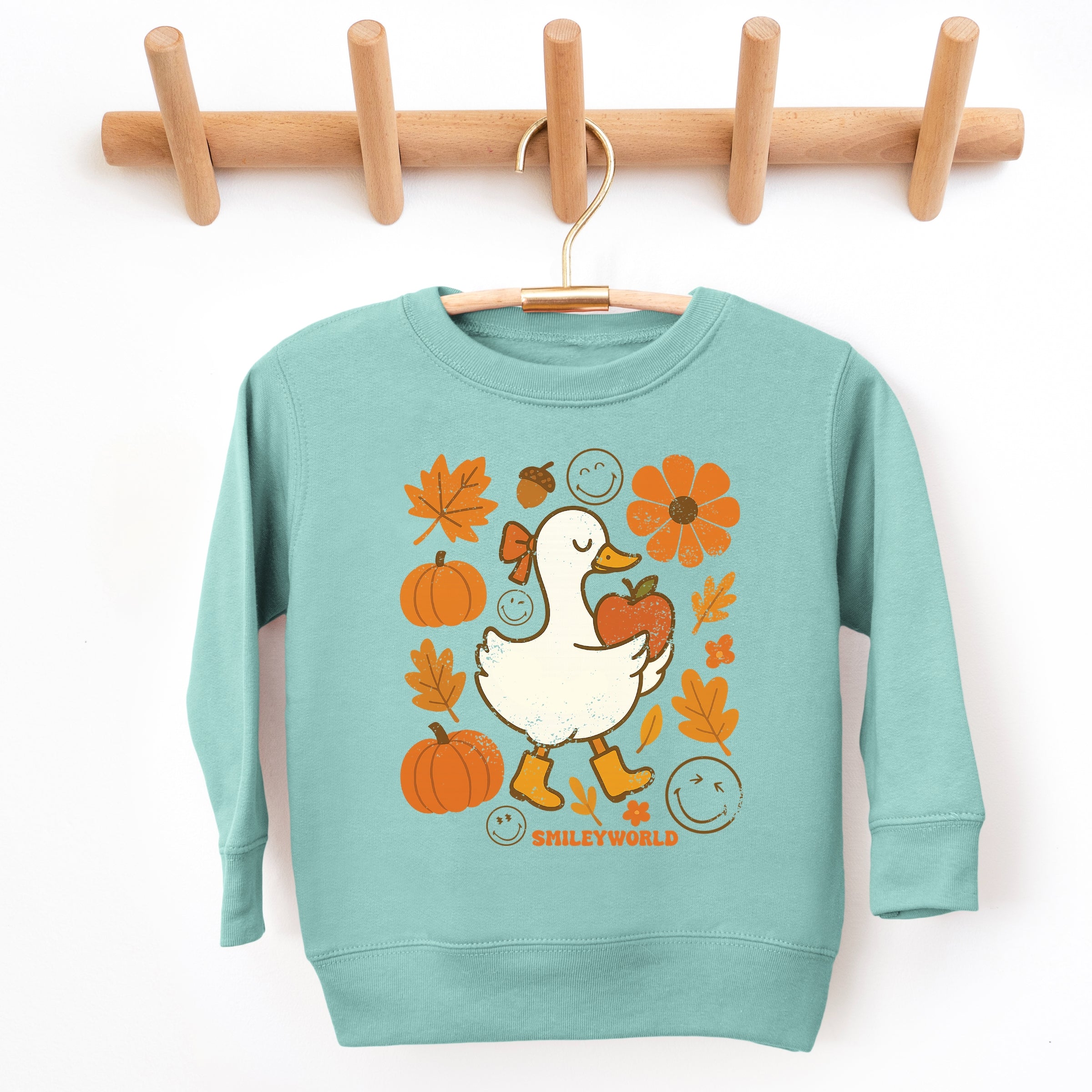 SmileyWorld Goose Autumn - Toddler Graphic Sweatshirt and Youth Graphic Sweatshirt