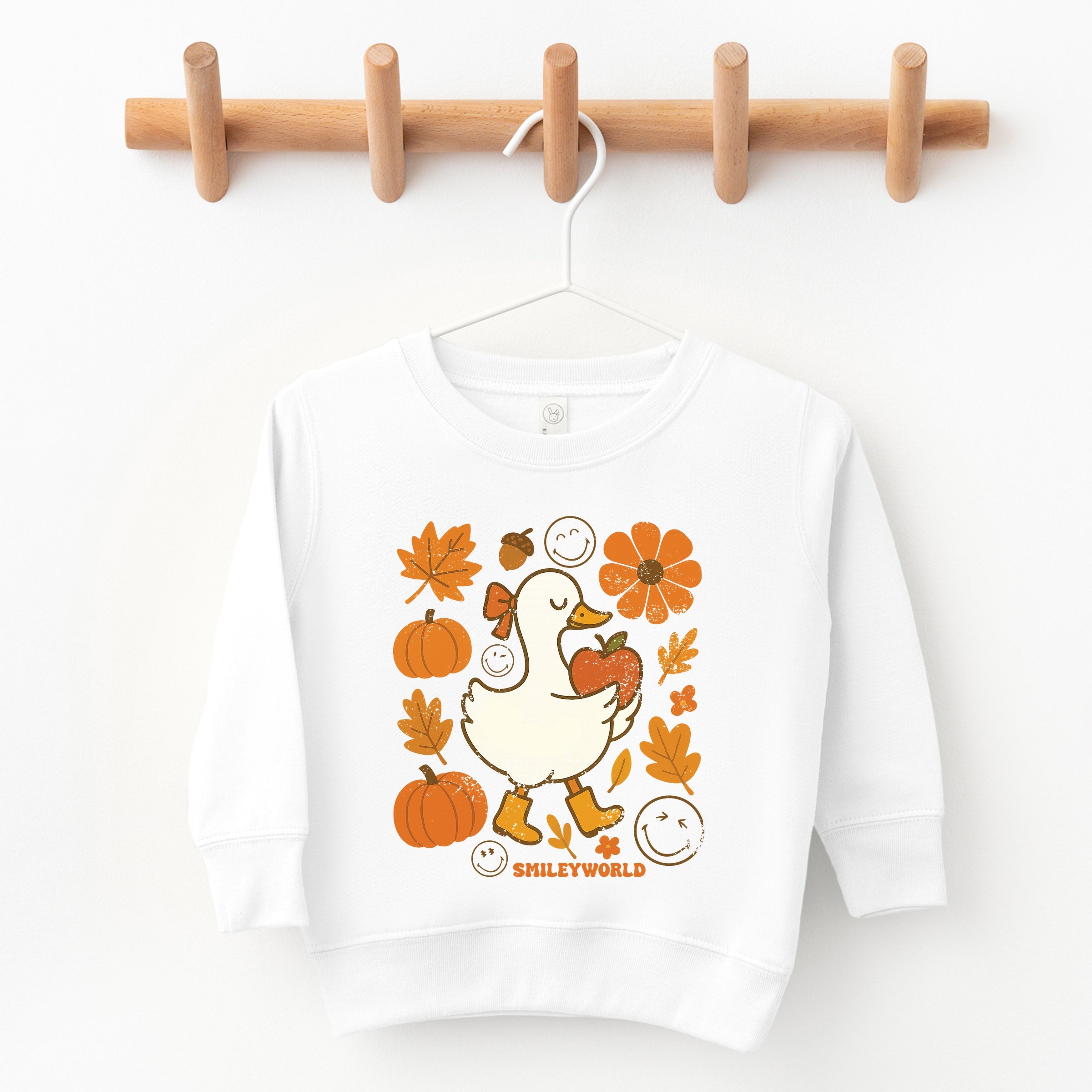 SmileyWorld Goose Autumn - Toddler Graphic Sweatshirt and Youth Graphic Sweatshirt