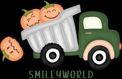 SmileyWorld Dump Truck Pumpkins - Toddler Sweatshirt and Youth Sweatshirt
