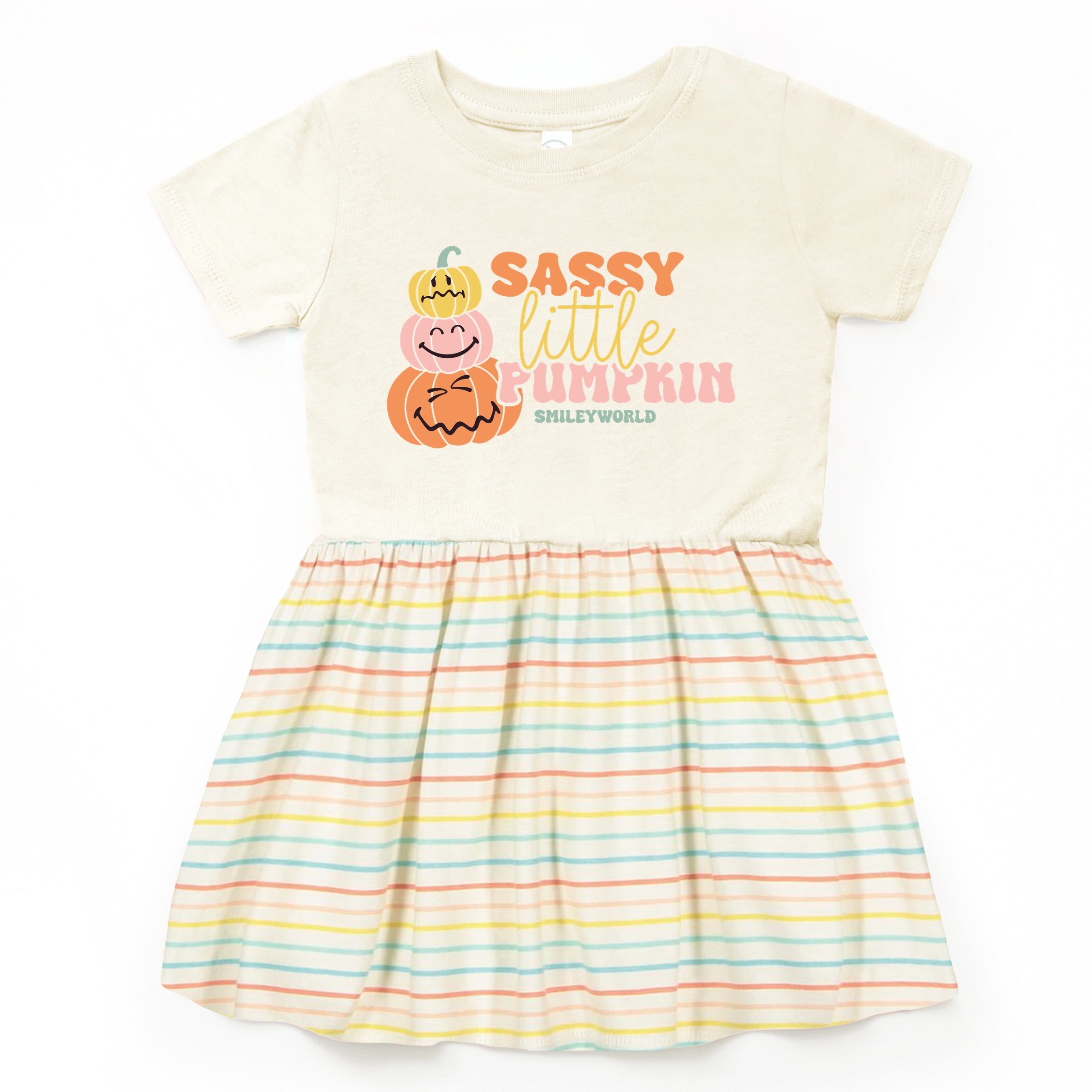SmileyWorld Sassy Little Pumpkin - Toddler Dress and Infant Dress