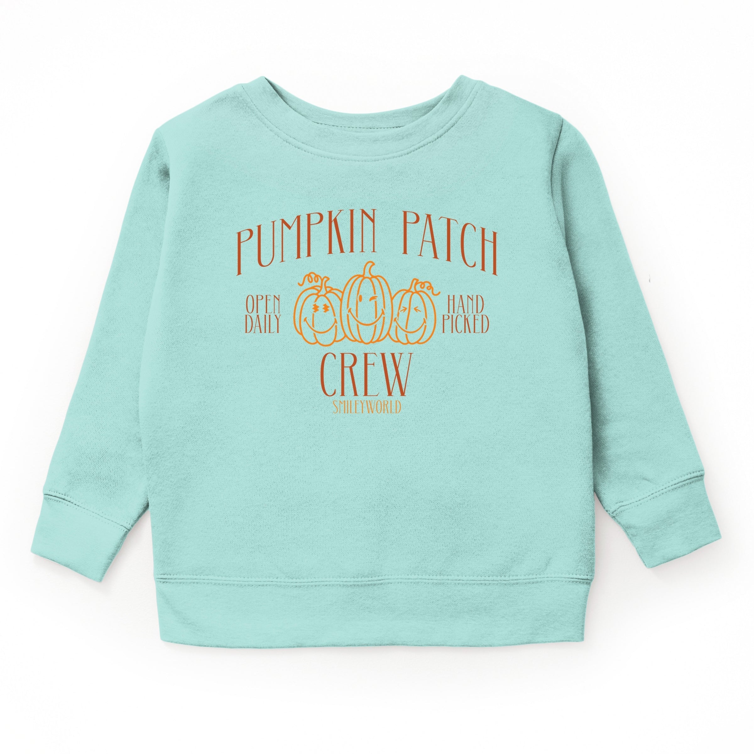 SmileyWorld Pumpkin Patch Crew - Toddler Graphic Sweatshirt and Youth Graphic Sweatshirt