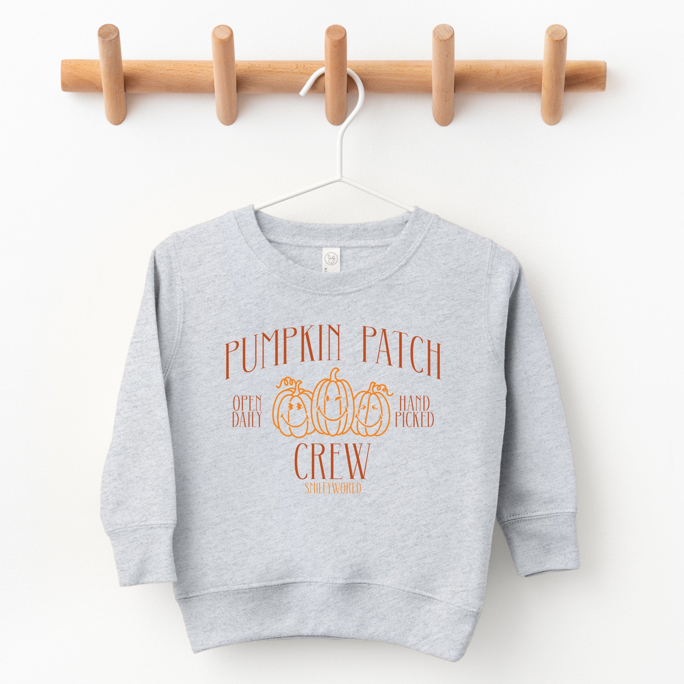 SmileyWorld Pumpkin Patch Crew - Toddler Graphic Sweatshirt and Youth Graphic Sweatshirt