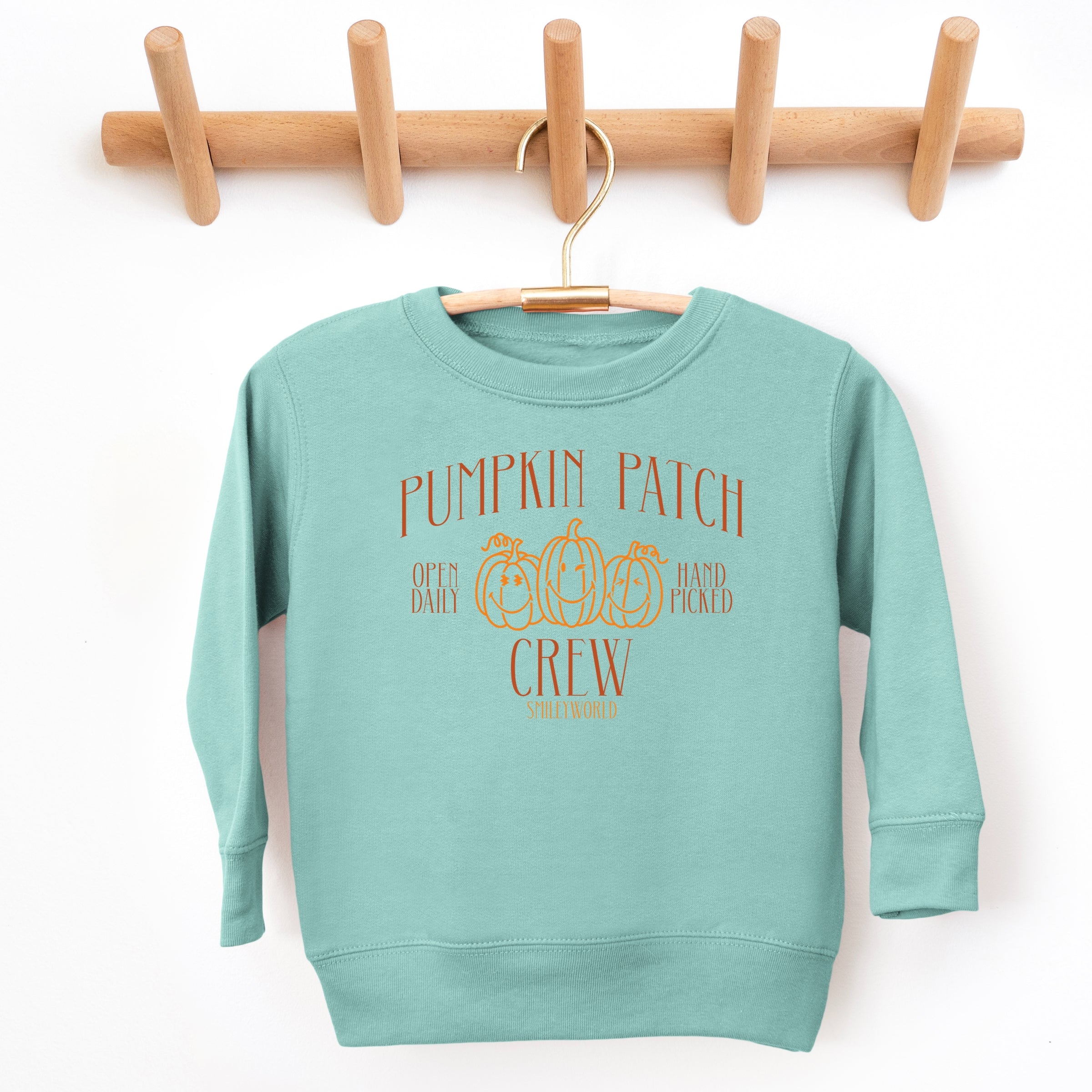 SmileyWorld Pumpkin Patch Crew - Toddler Graphic Sweatshirt and Youth Graphic Sweatshirt
