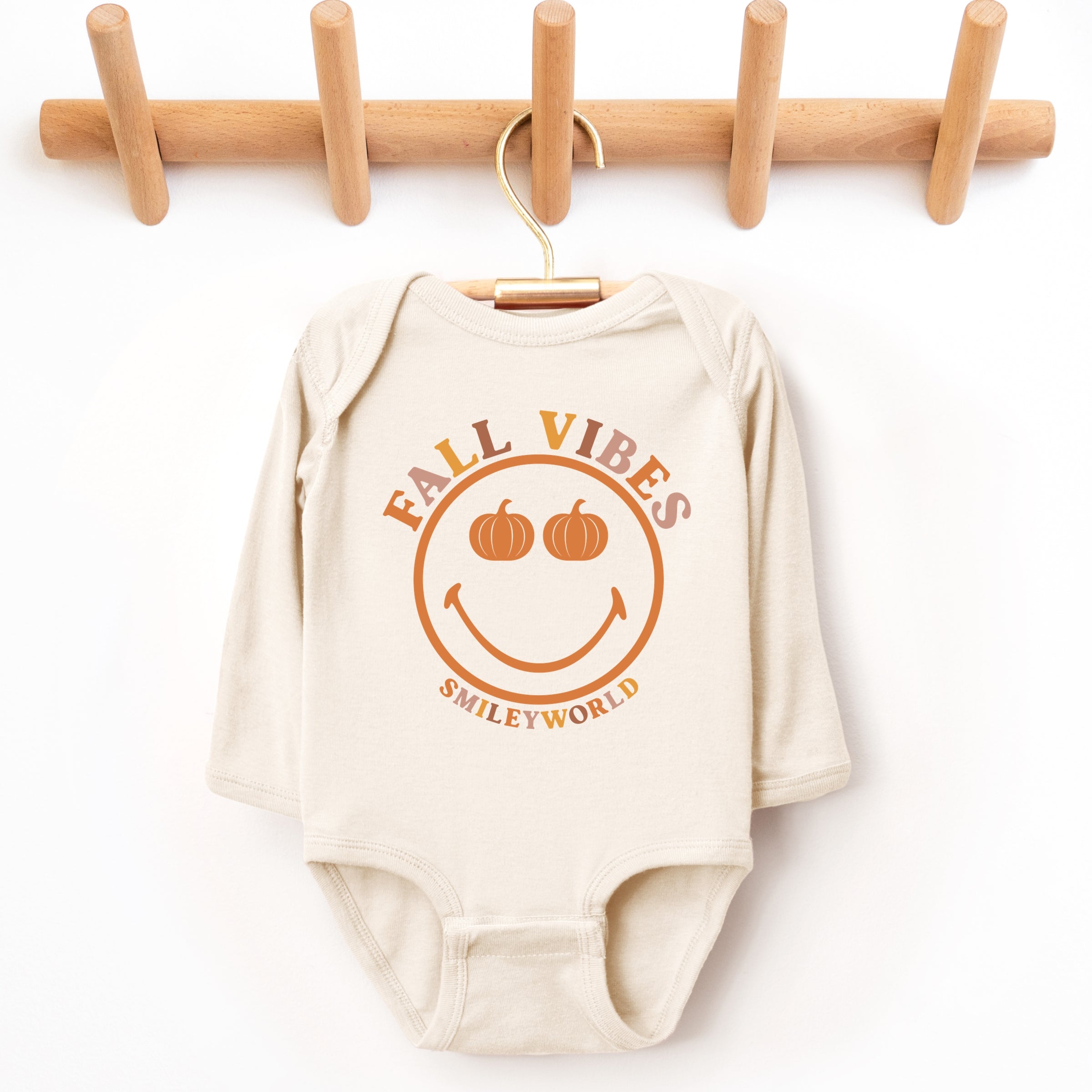 SmileyWorld Fall Vibes - Baby Long Sleeve Bodysuit