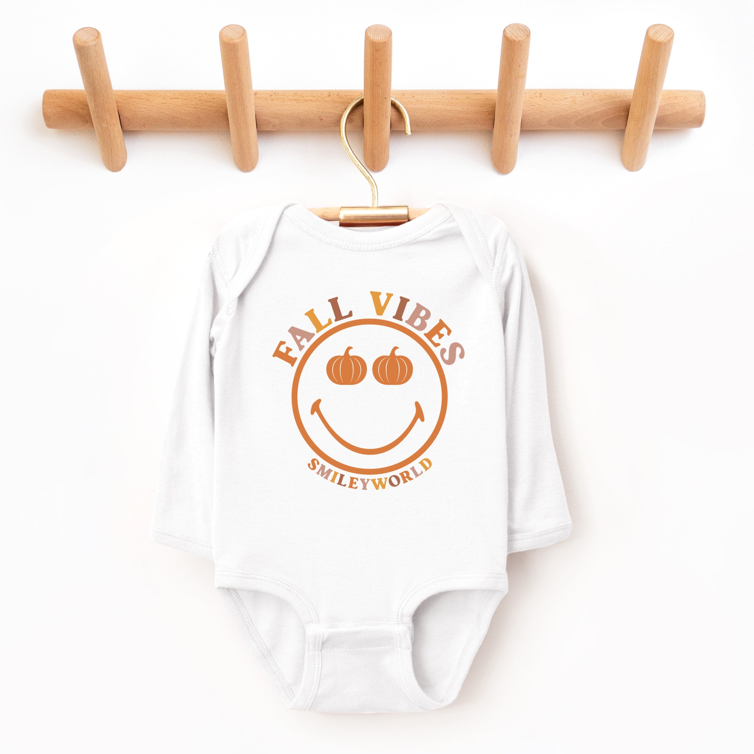 SmileyWorld Fall Vibes - Baby Long Sleeve Bodysuit