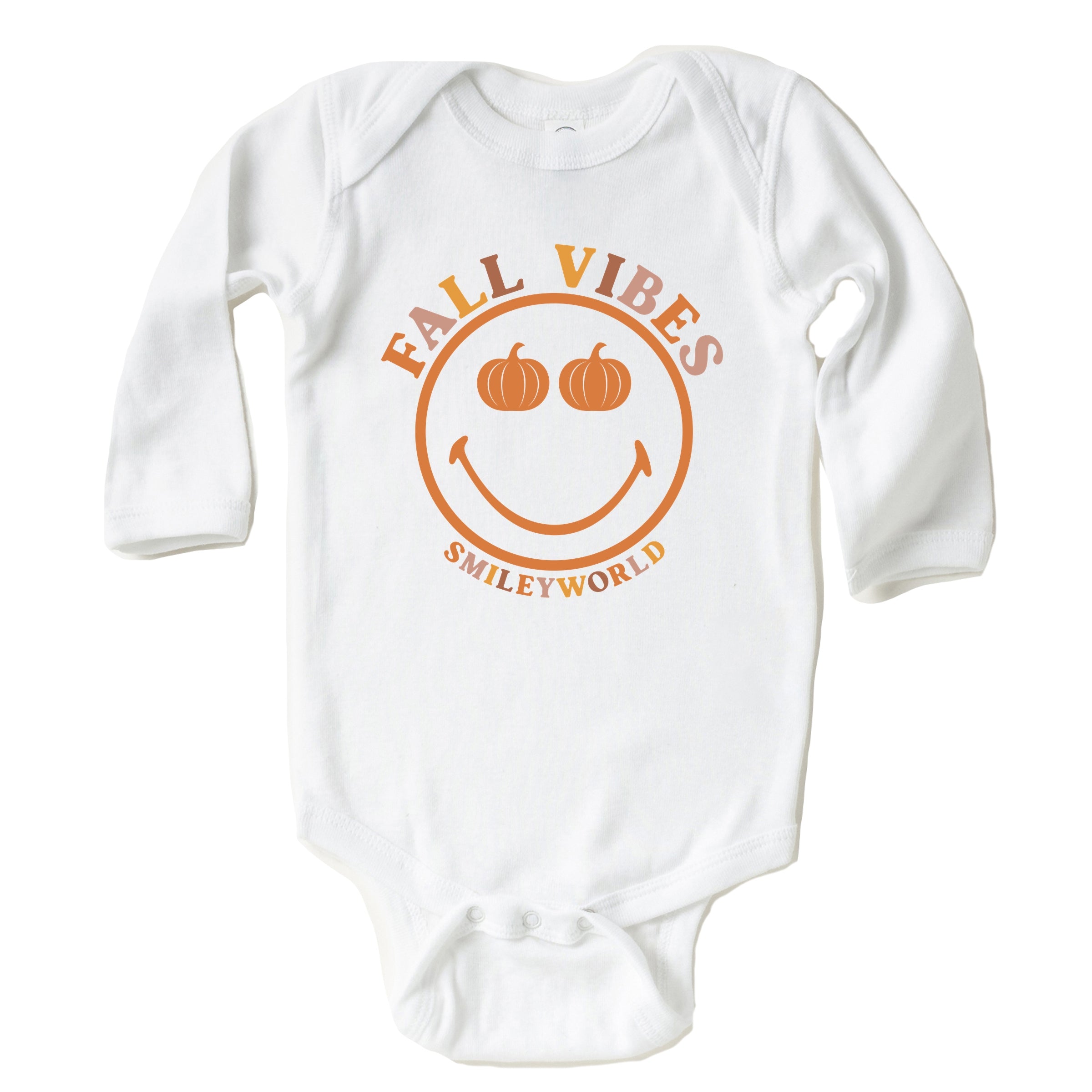 SmileyWorld Fall Vibes - Baby Long Sleeve Bodysuit