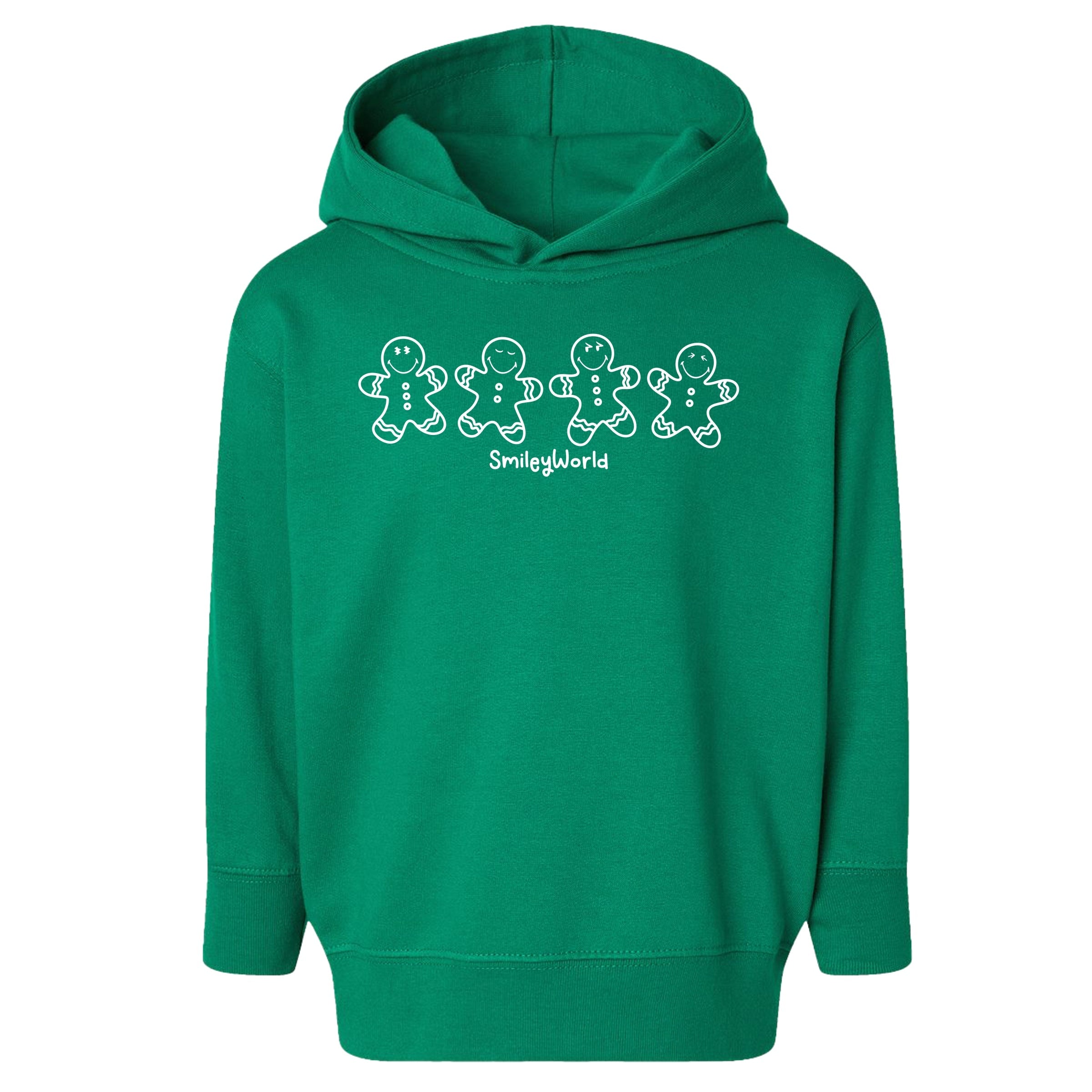 SmileyWorld Gingerbread - Toddler Hoodie and Youth Graphic Hoodie