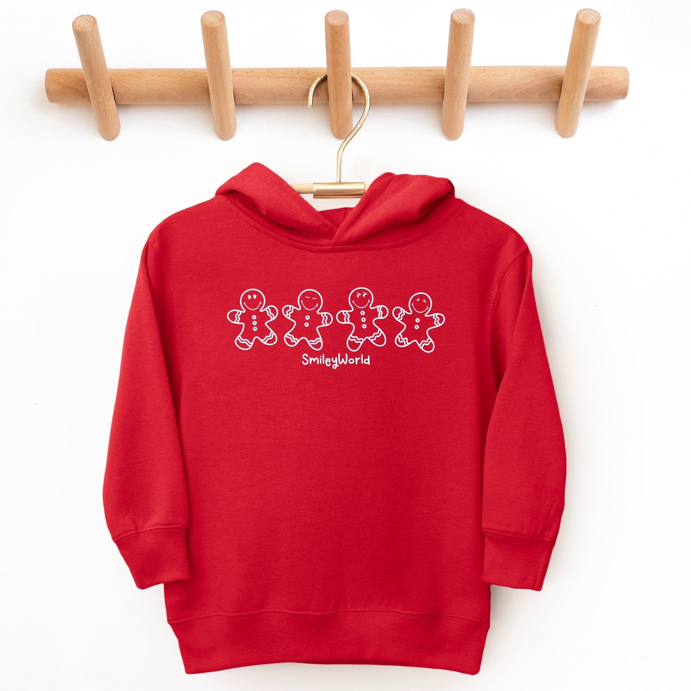SmileyWorld Gingerbread - Toddler Hoodie and Youth Graphic Hoodie