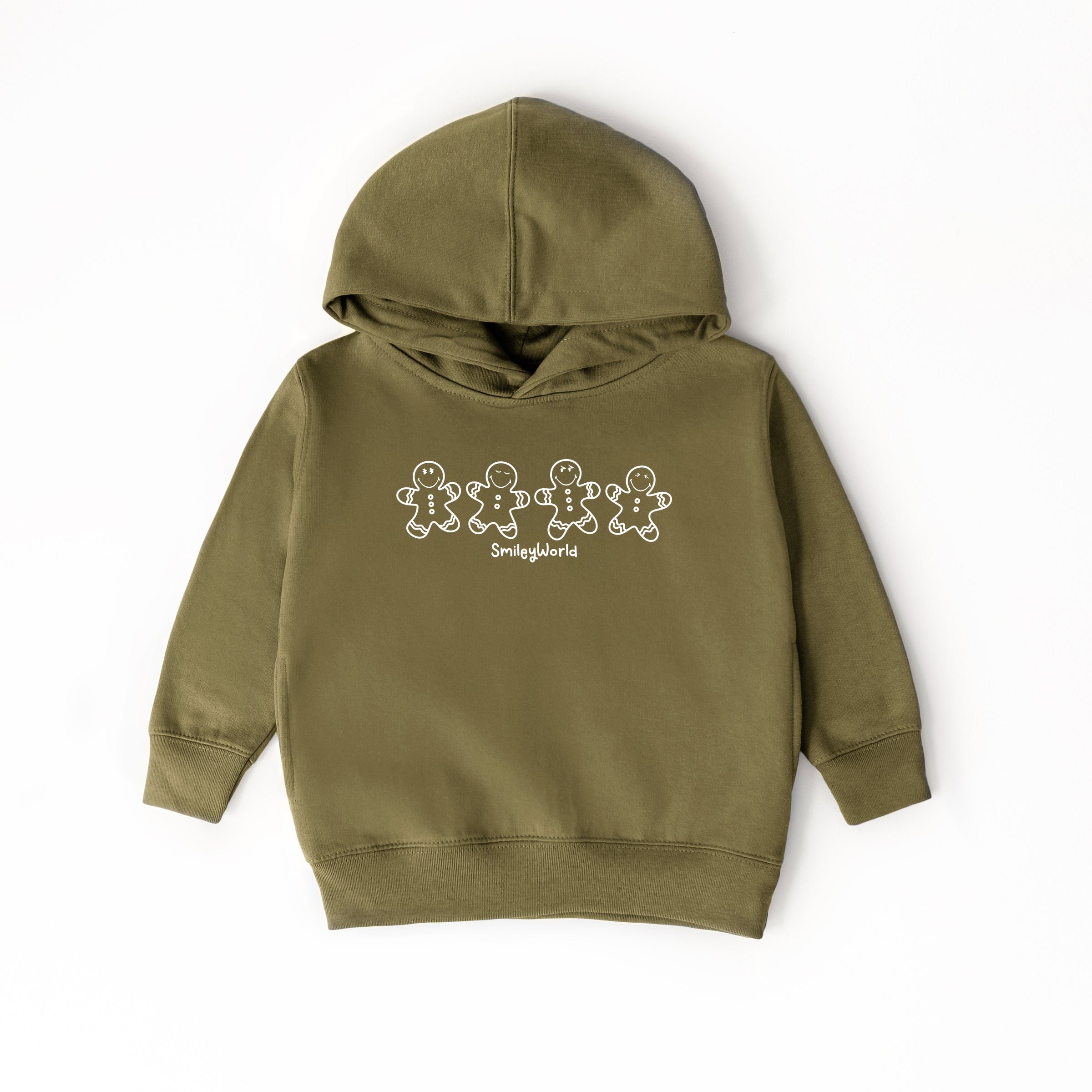SmileyWorld Gingerbread - Toddler Hoodie and Youth Graphic Hoodie