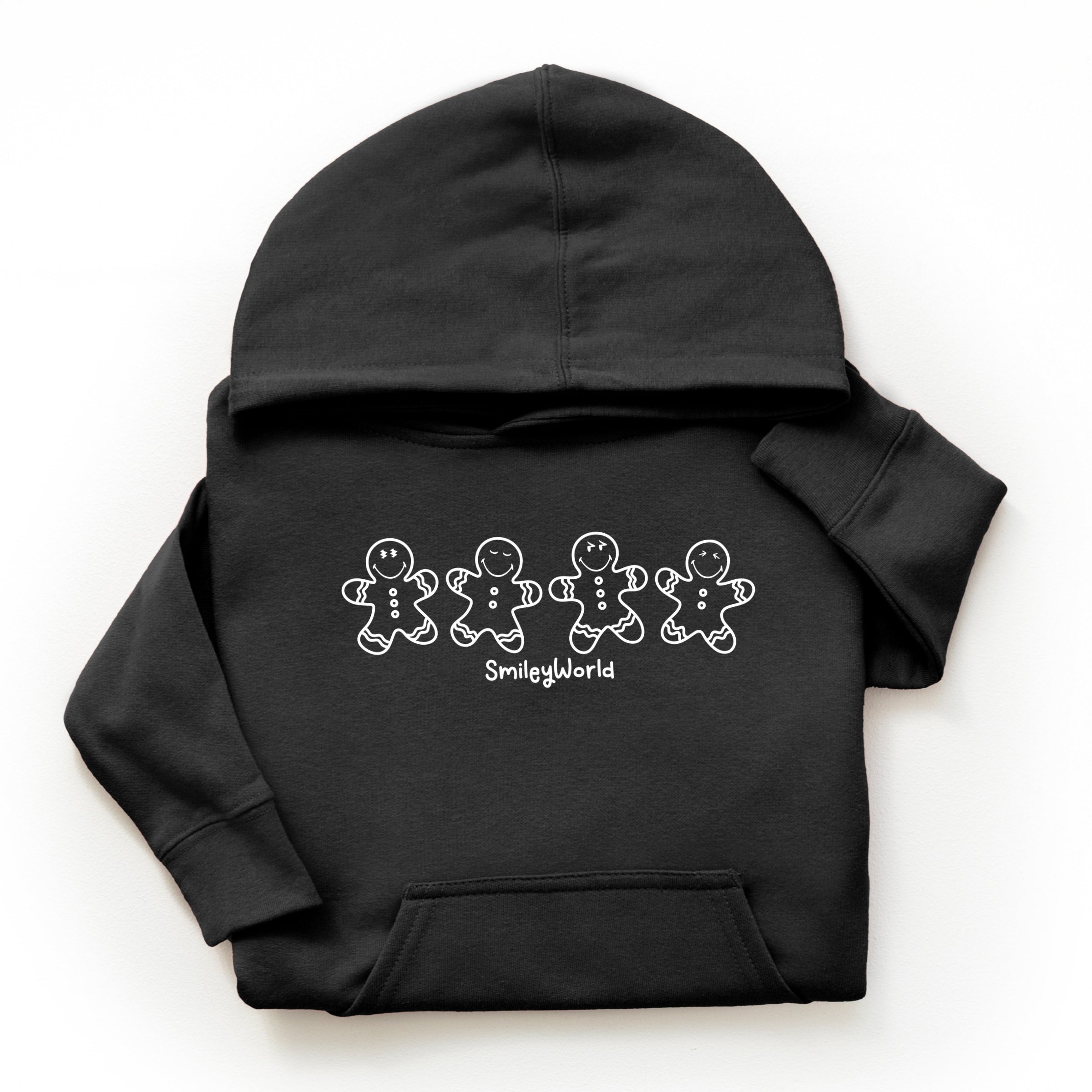 SmileyWorld Gingerbread - Toddler Hoodie and Youth Graphic Hoodie